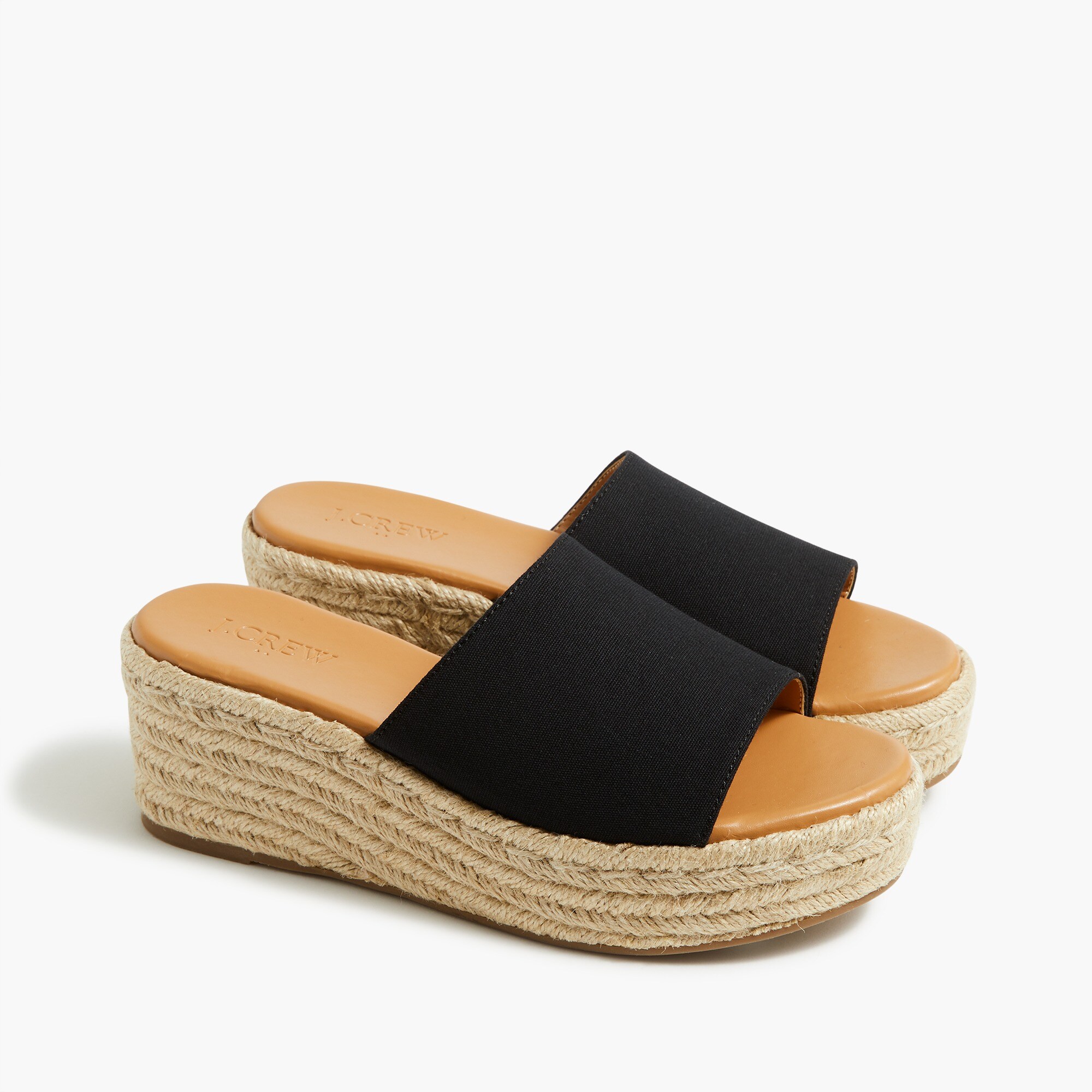 espadrille wedge mules for women