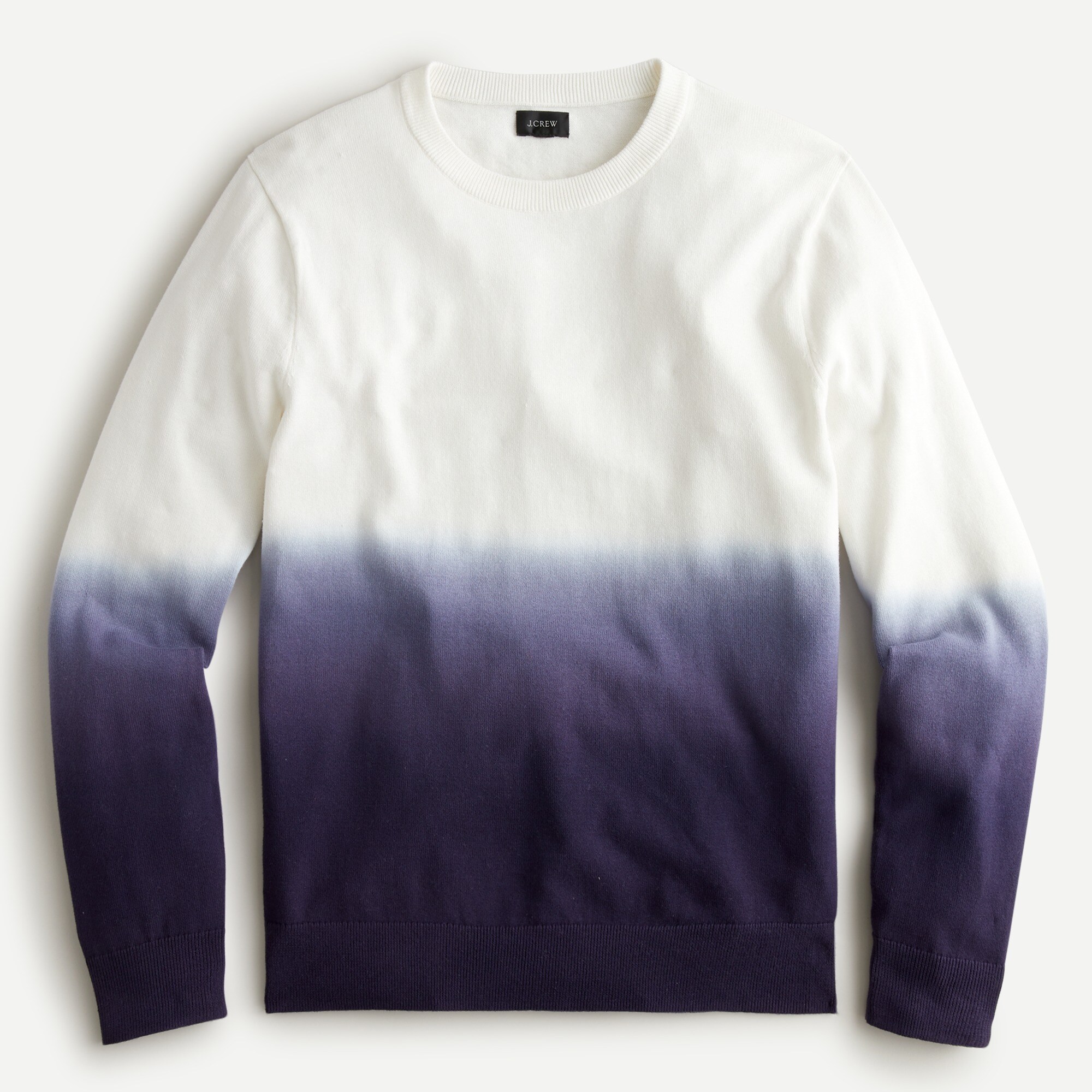 Cotton Sweater In Dip-dye For Men | J.Crew