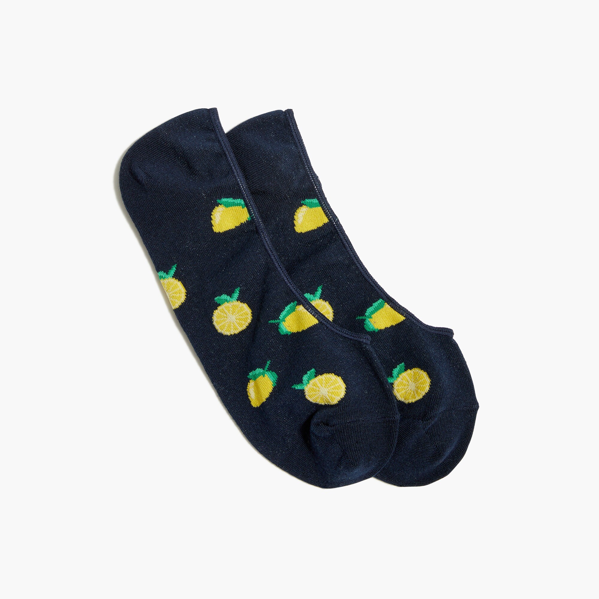 Lemon no-show socks