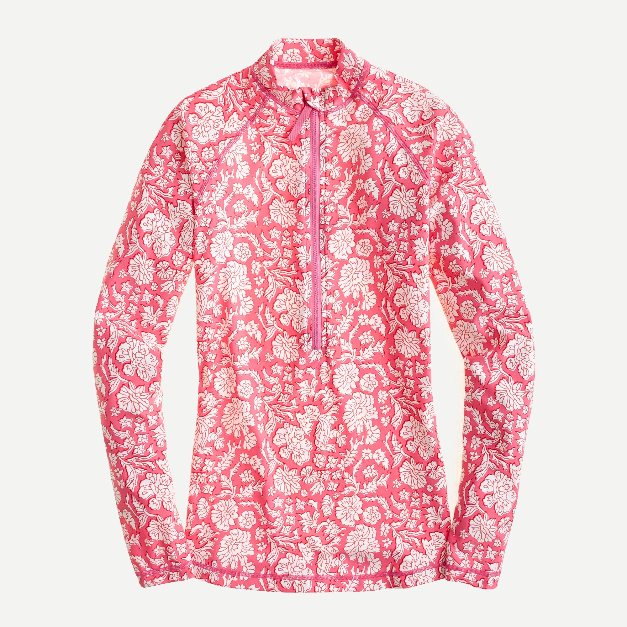 SZ Blockprints™ X J.Crew long-sleeve rash guard in Nila block print