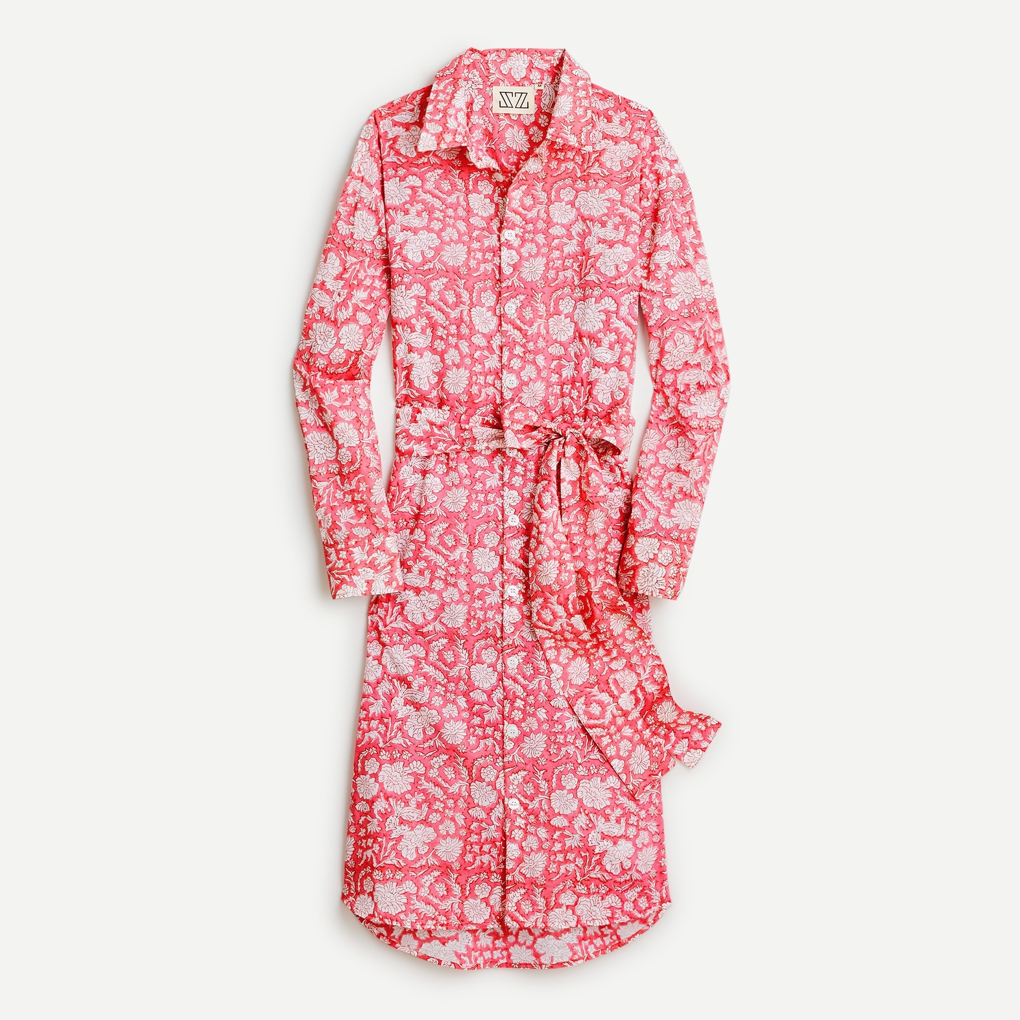 SZ Blockprints™ X J.Crew Shirtdress In Nila Block Print For Women
