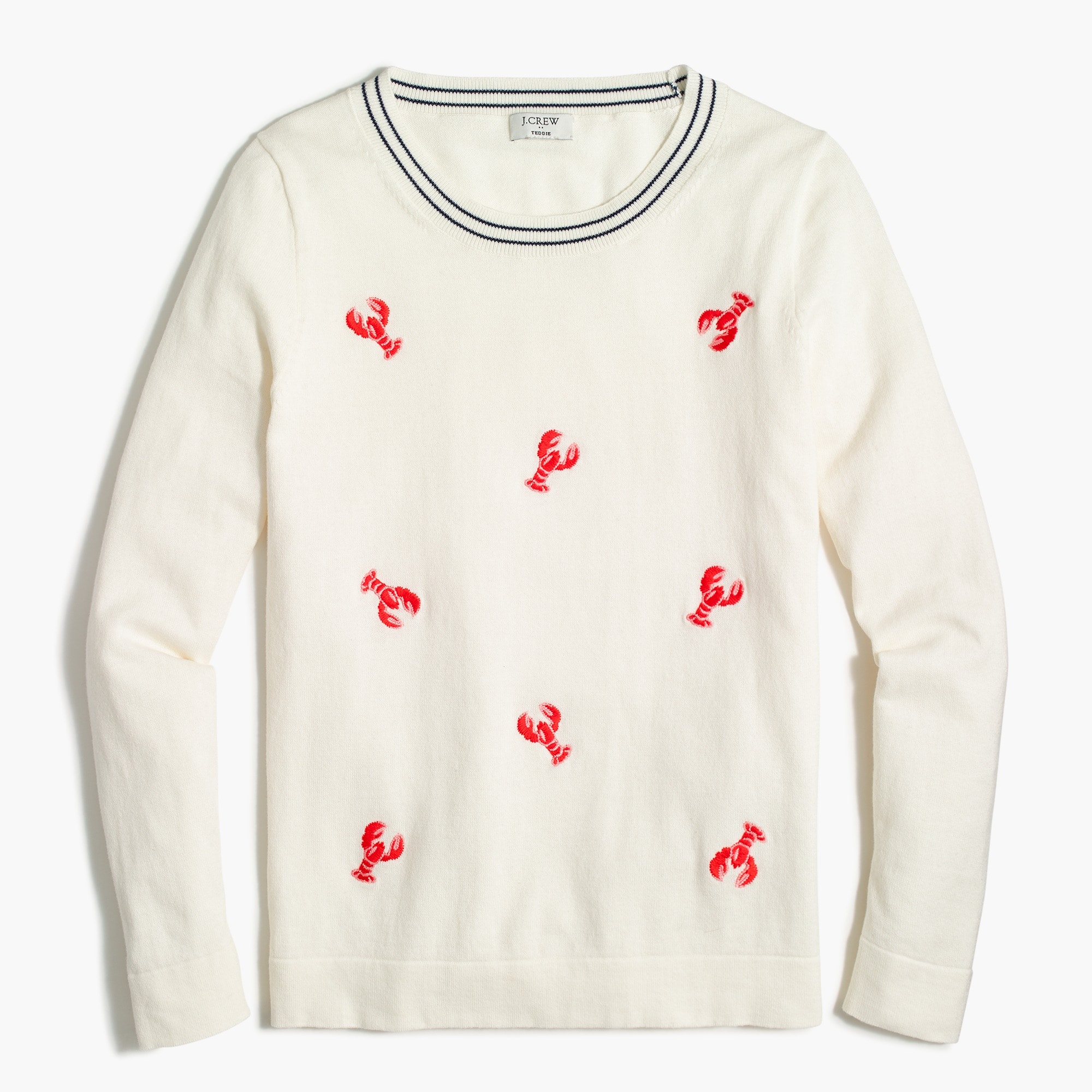 lobster teddie sweater for women