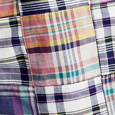 6" dock short in Indian madras patchwork plaid COVE MULTI j.crew: 6" dock short in indian madras patchwork plaid for men