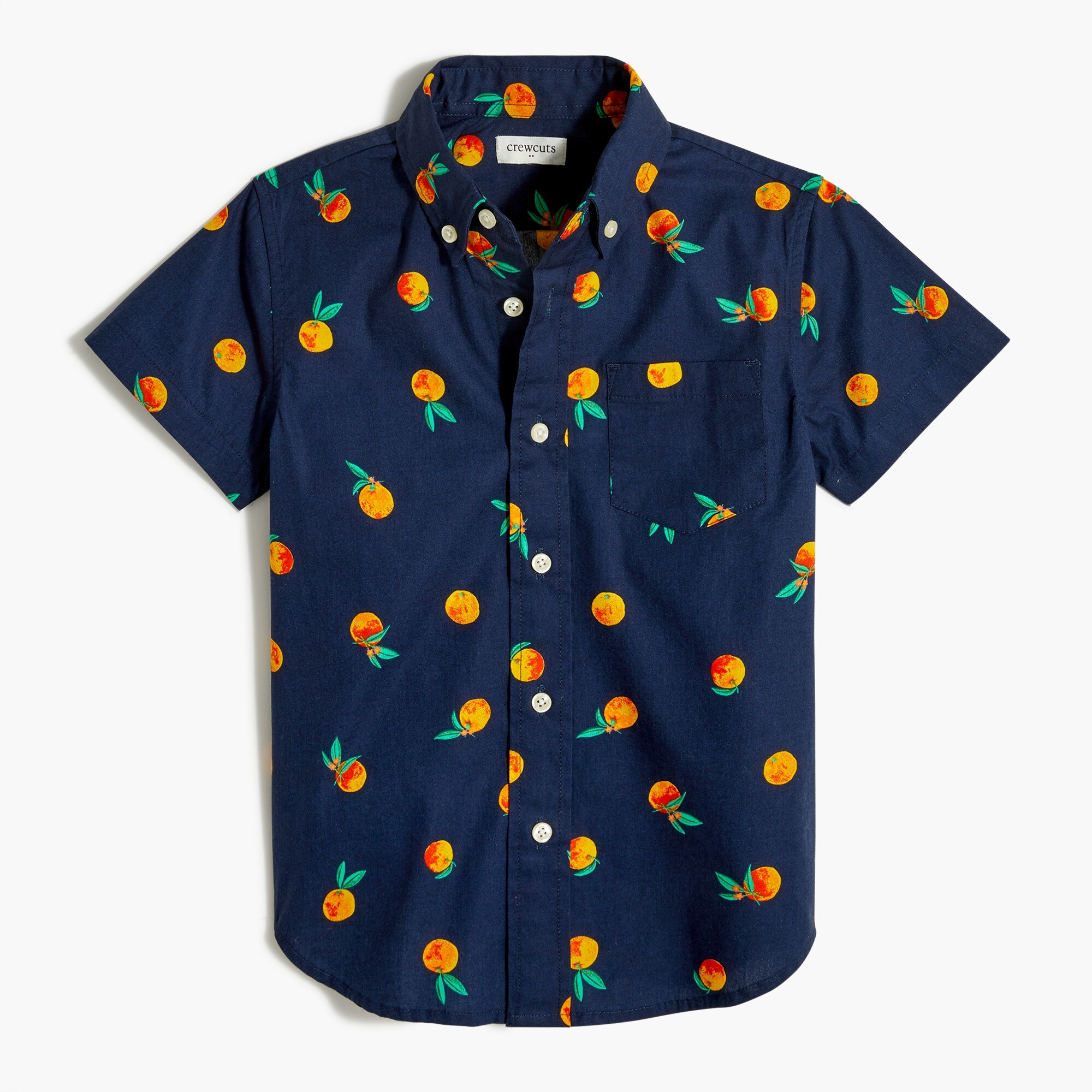 boys' short-sleeve flex washed shirt for boys