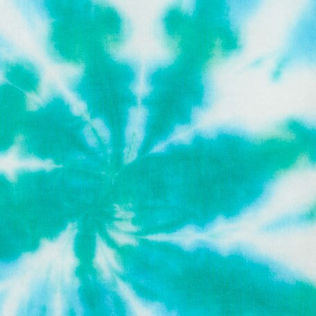 Kids' tie-dyed graphic tee SUMMER GREEN RETRO AQUA kids' tie-dyed graphic tee for boys
