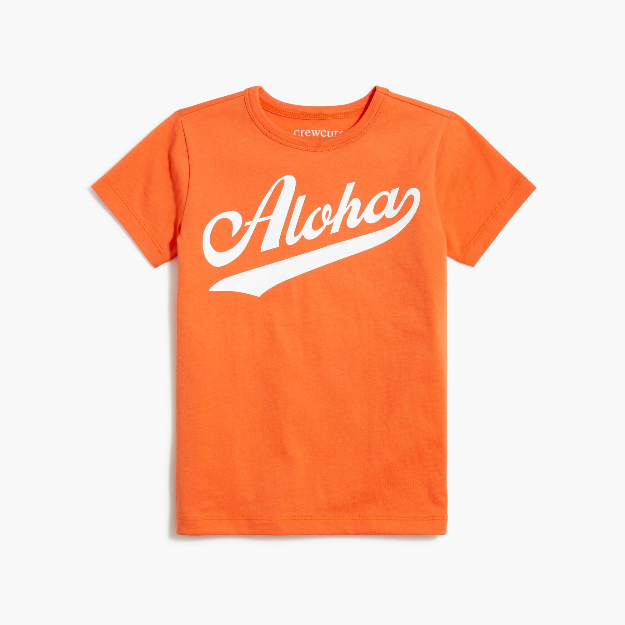 Boys' "aloha" graphic tee