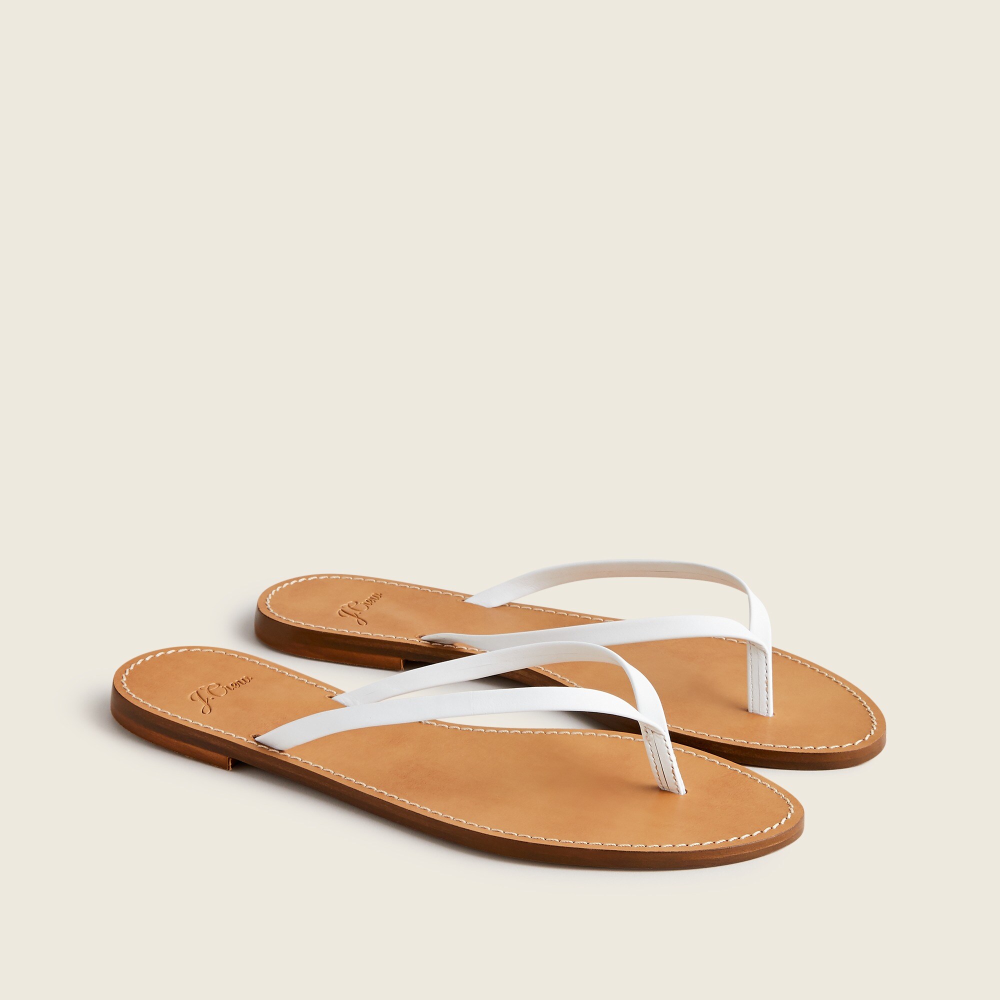 Capri sandals in leather