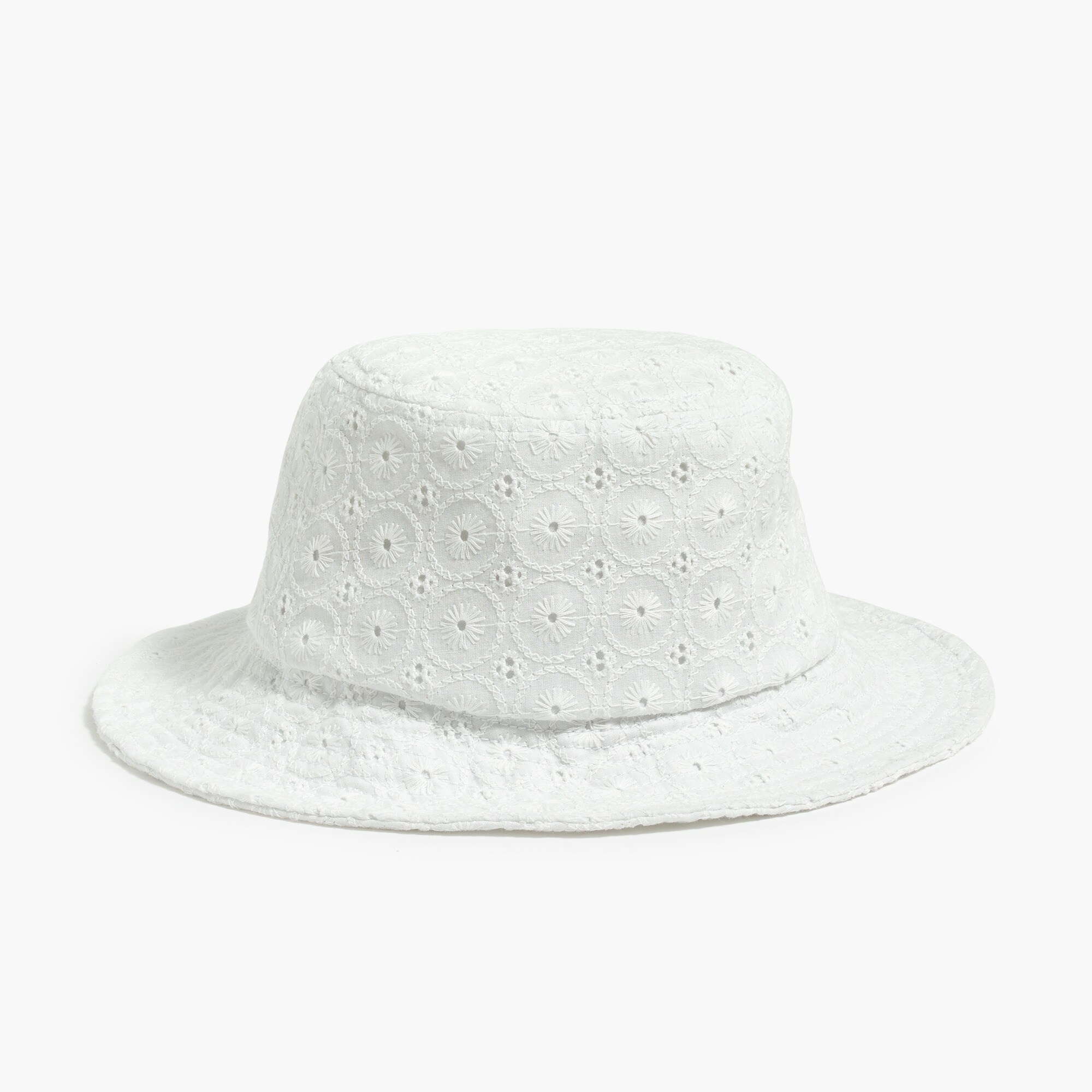 Eyelet bucket hat
