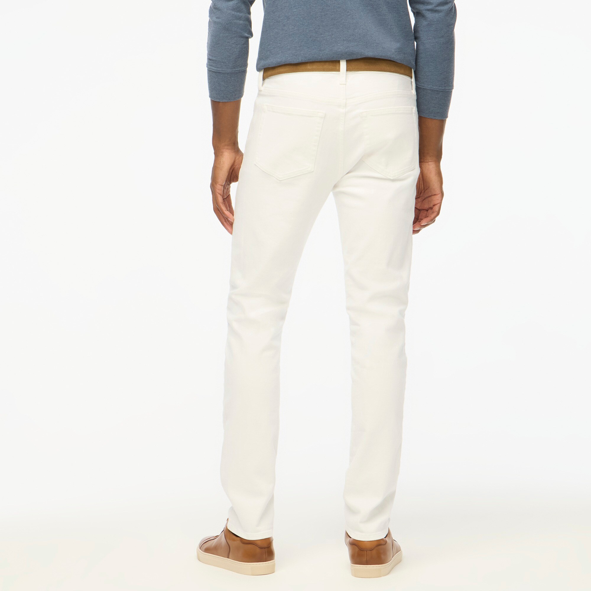 Slim-fit flex jean in white