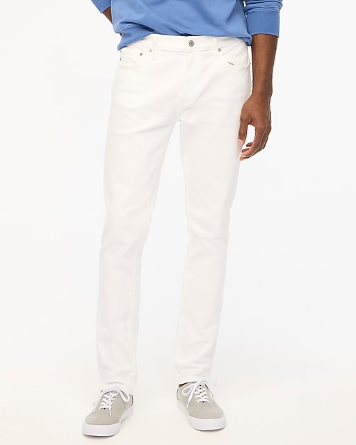  Slim-fit flex jean in white