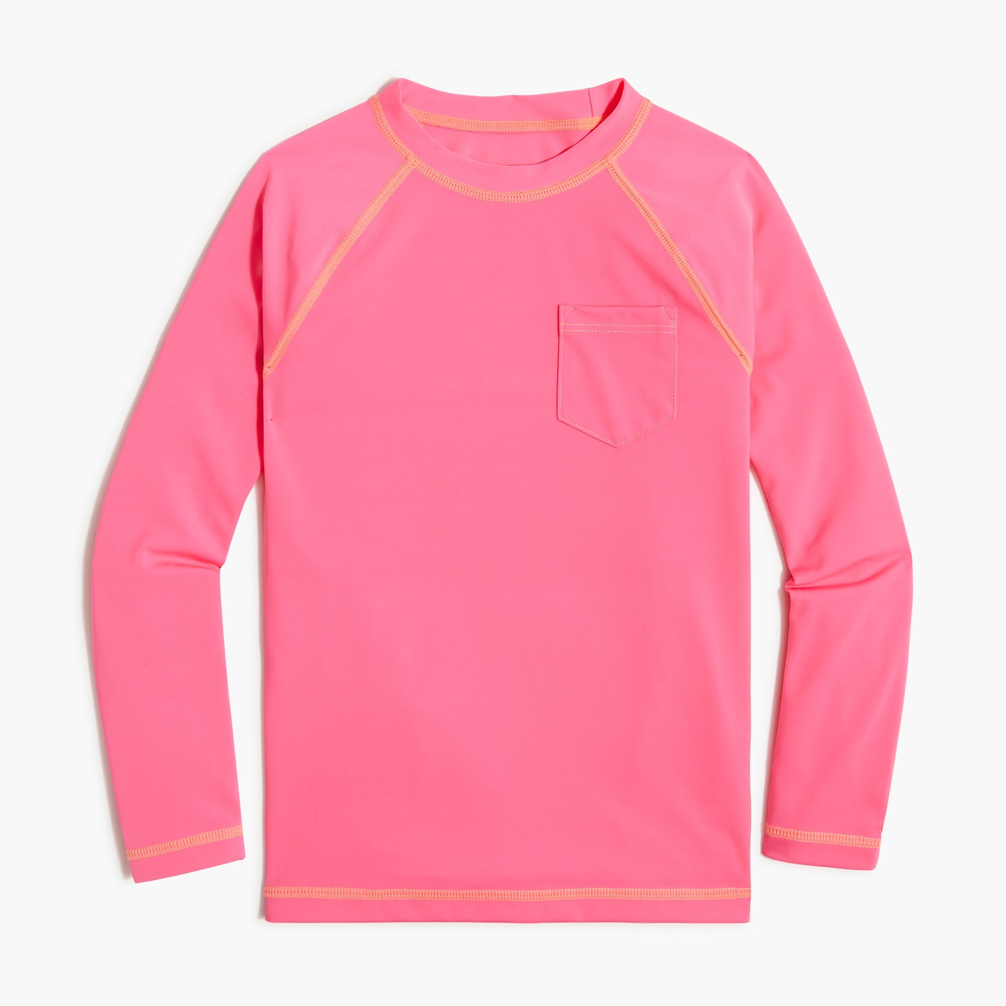 Girls' rashguard with pocket