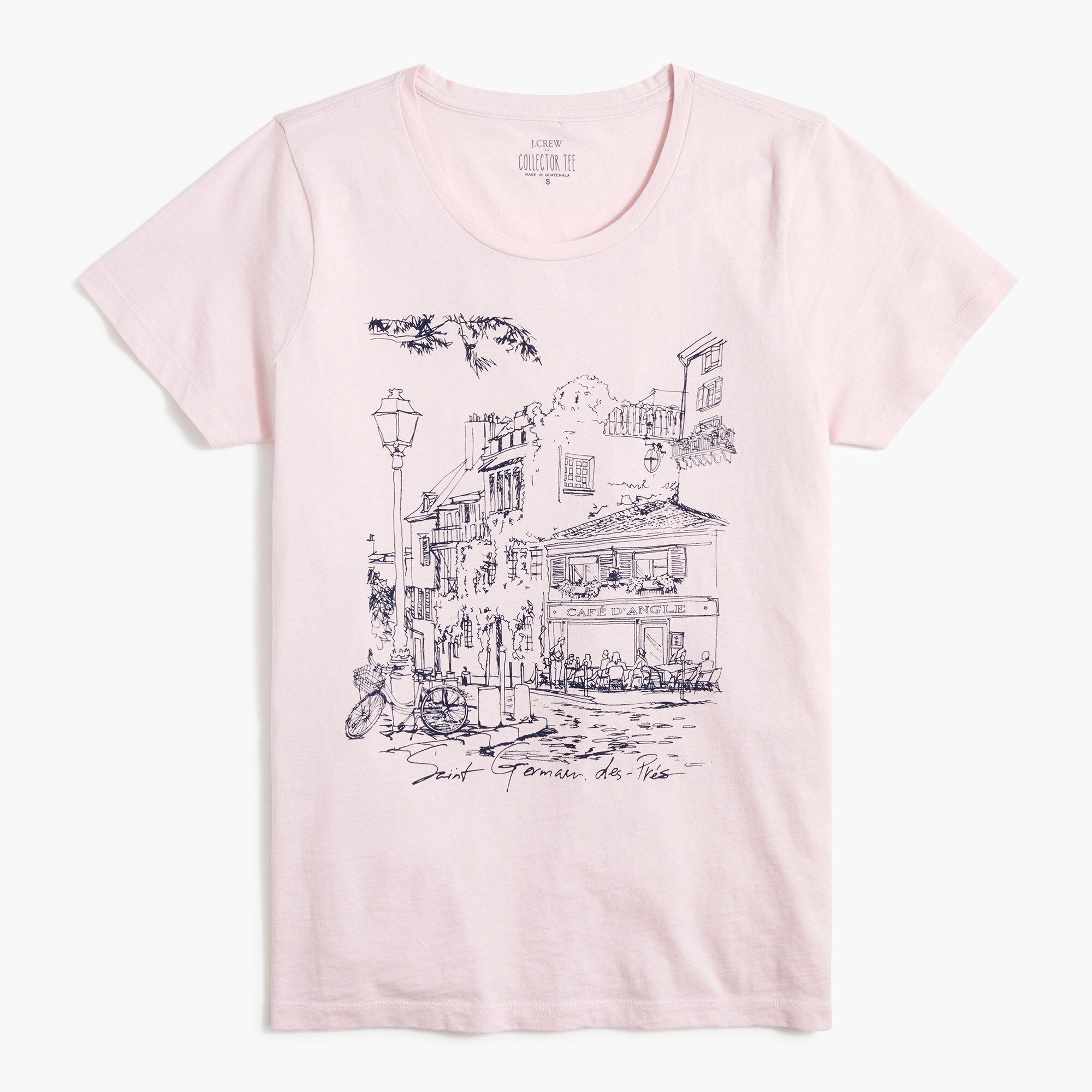 French cafe graphic tee