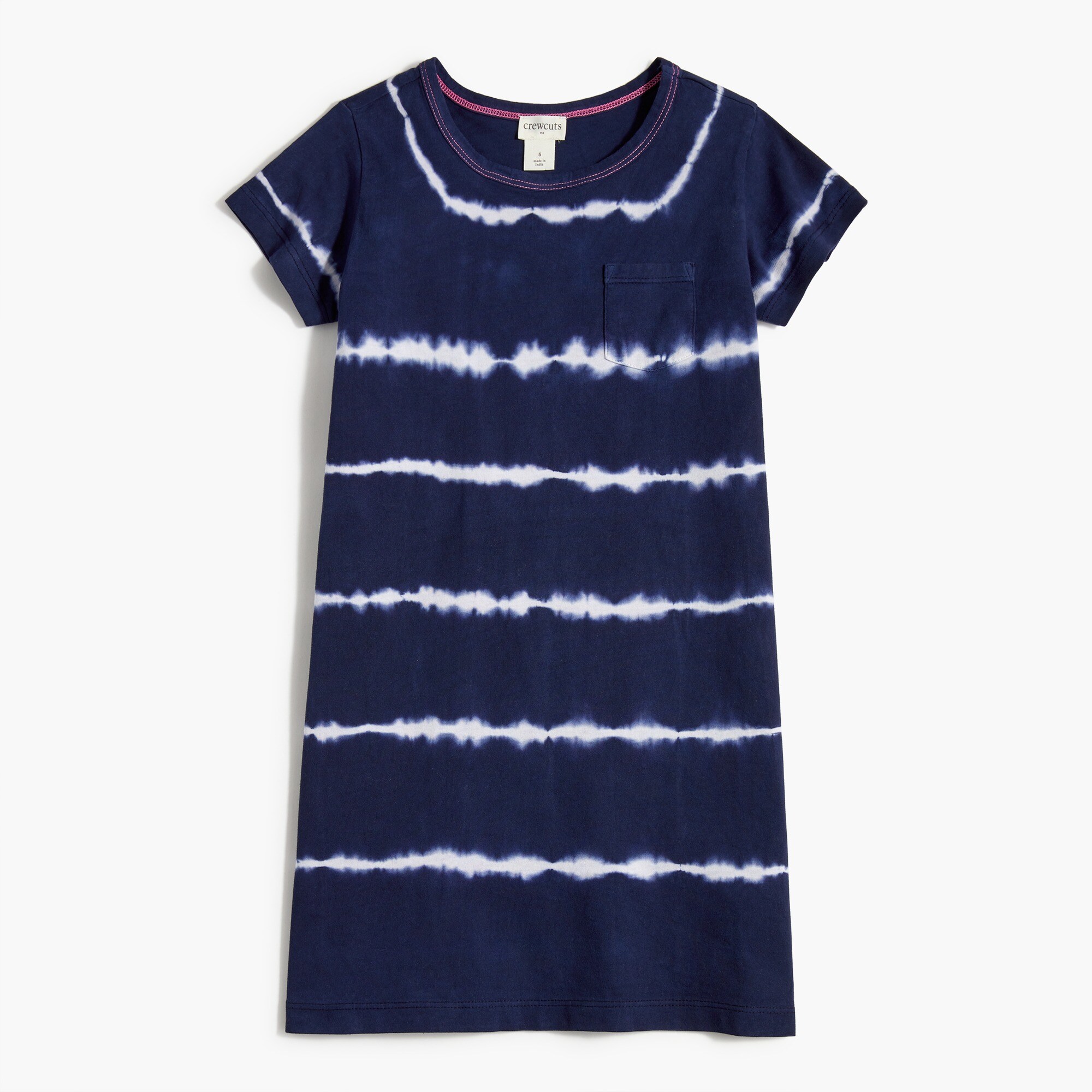 girls' tie-dyed t-shirt dress for girls