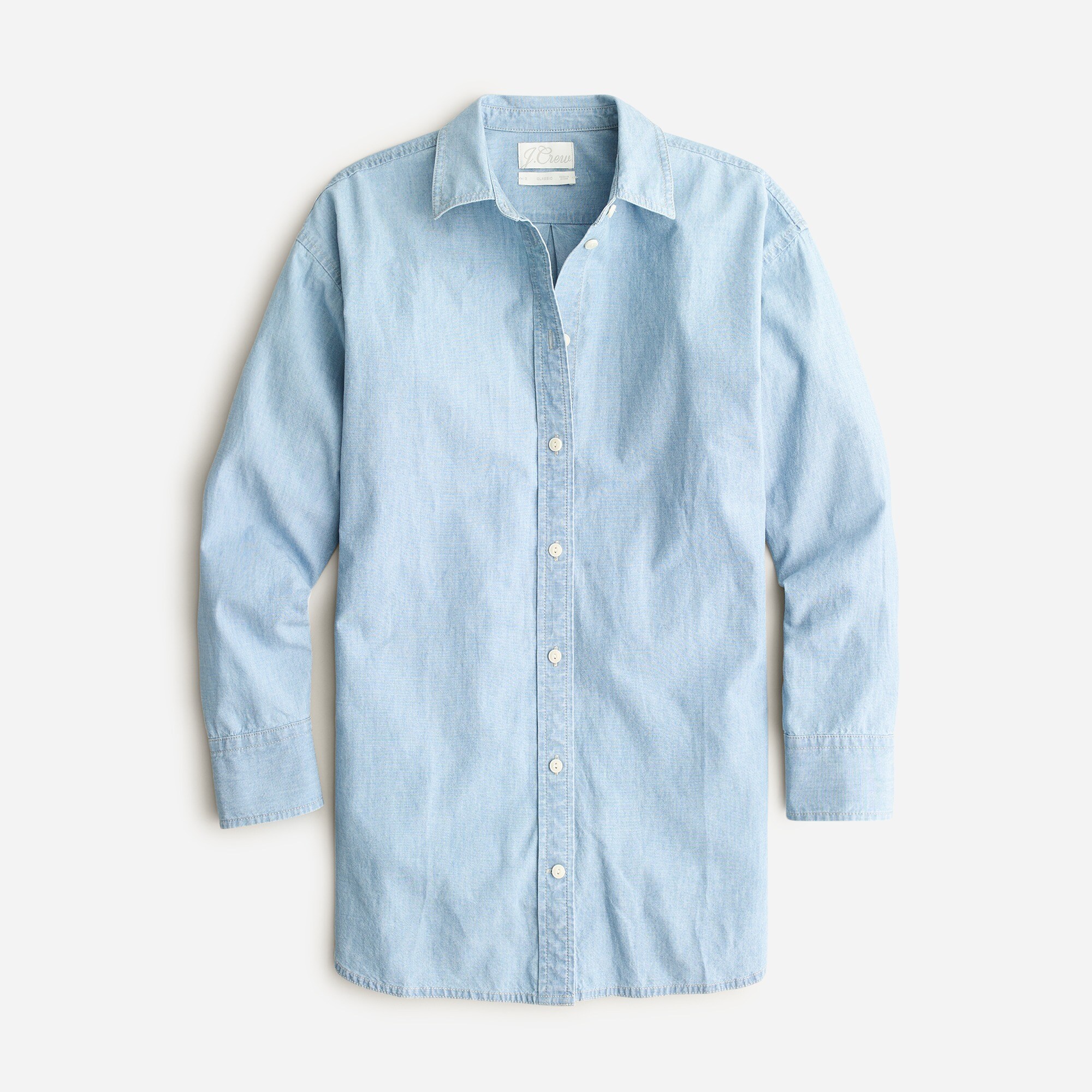  Tall relaxed-fit chambray shirt
