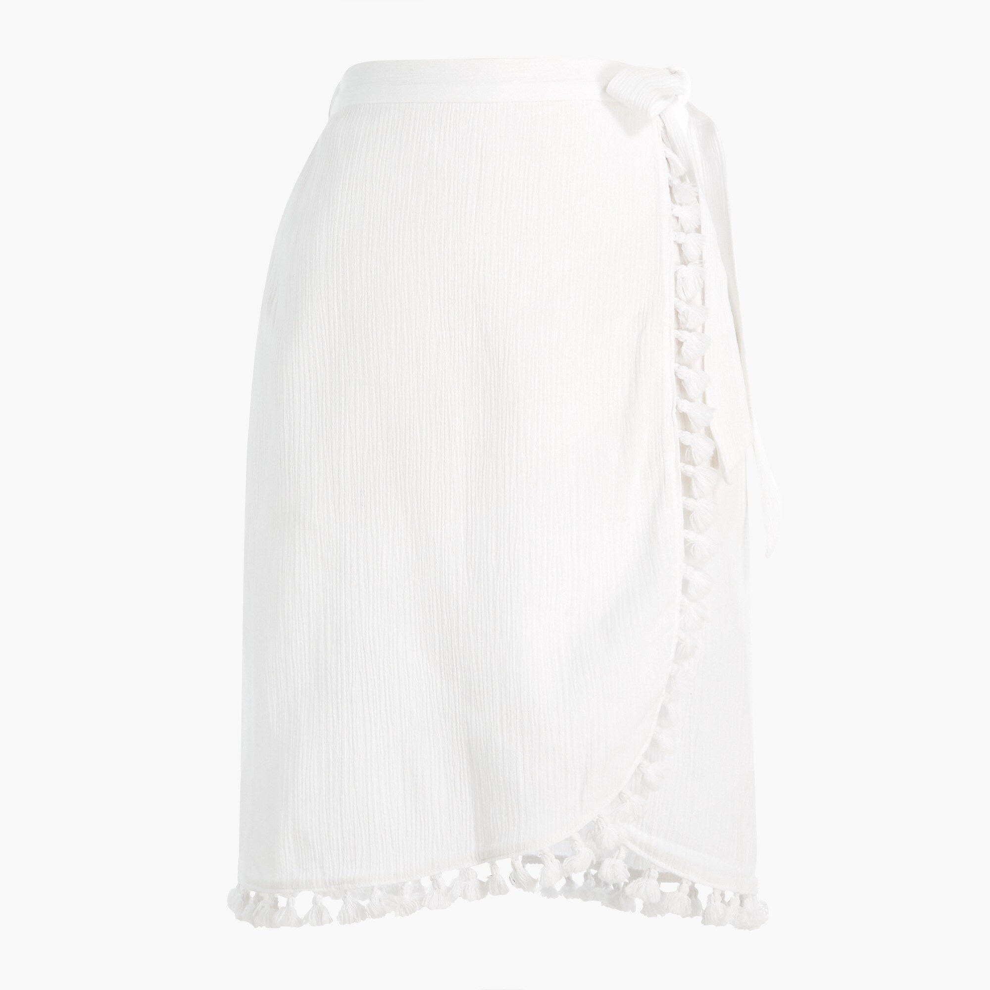 pull-on wrap cover-up skirt for women