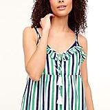 Ruffle tiered maxi cover-up dress