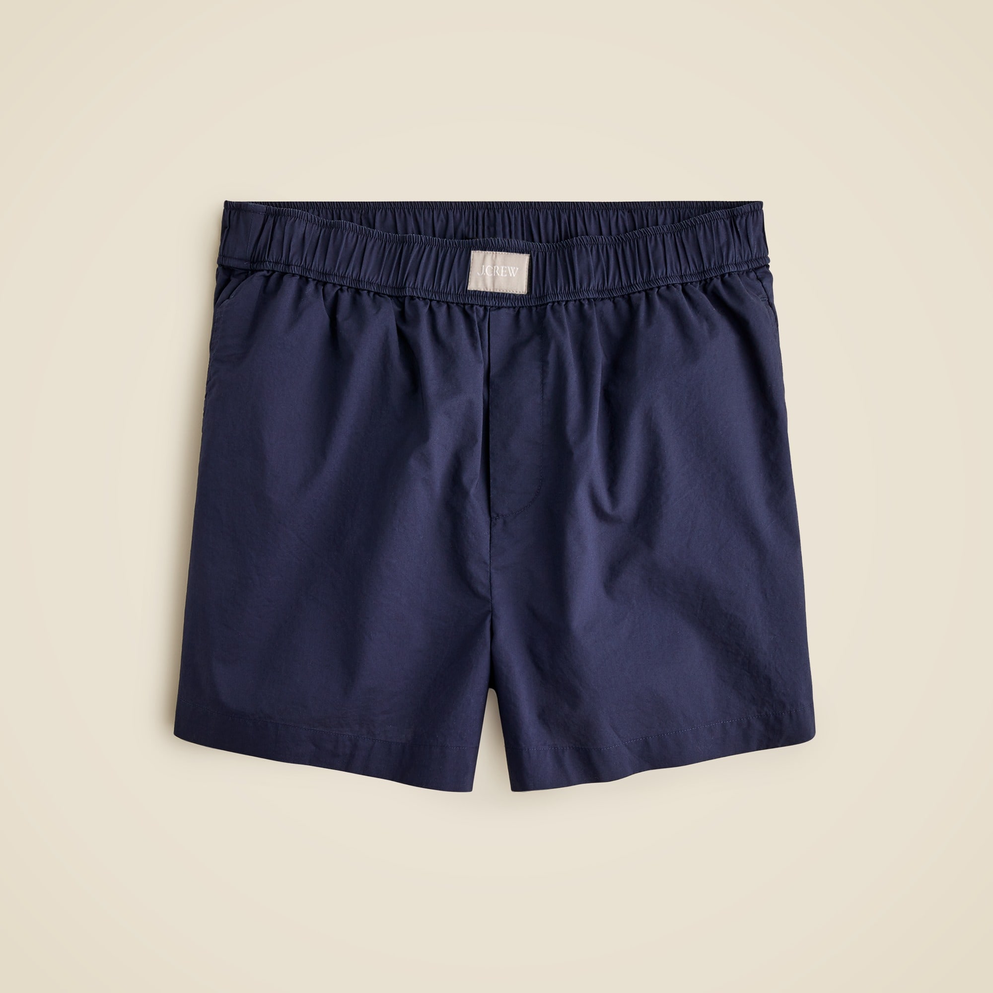 J.Crew: End-on-end Cotton Boxer Short For Women