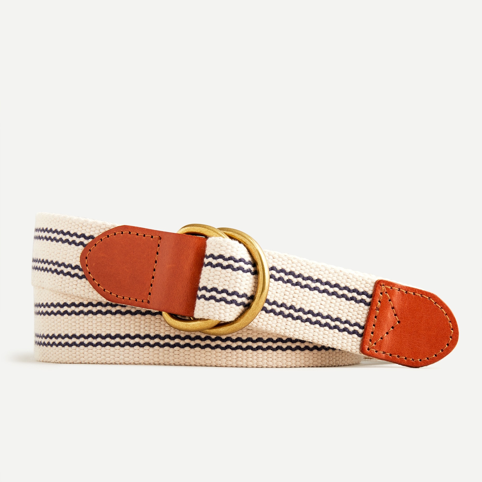 D-ring Cotton Belt For Men | J.Crew