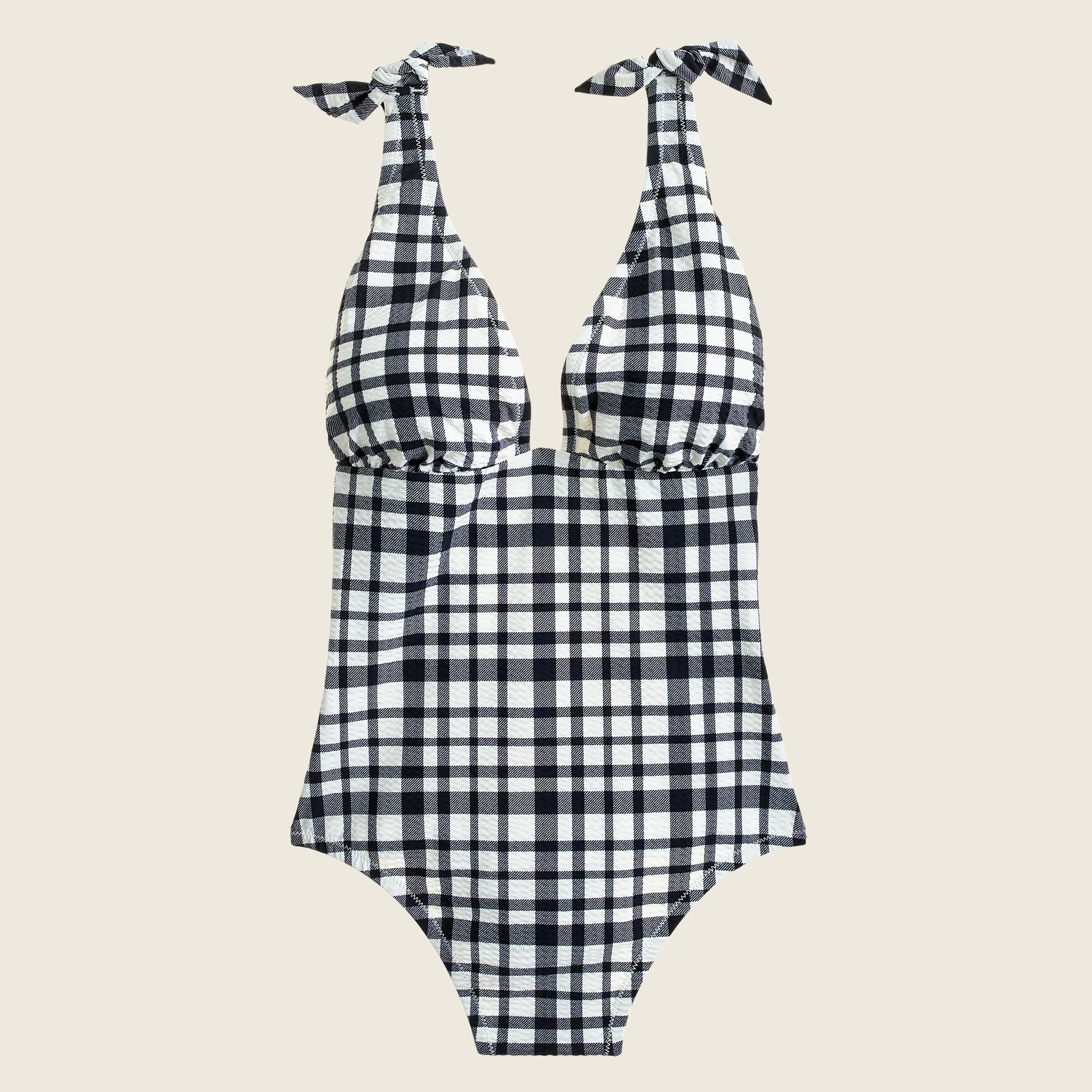 ワンピース acka airy check puff one-piece airy check puff one-piece – Acka online store