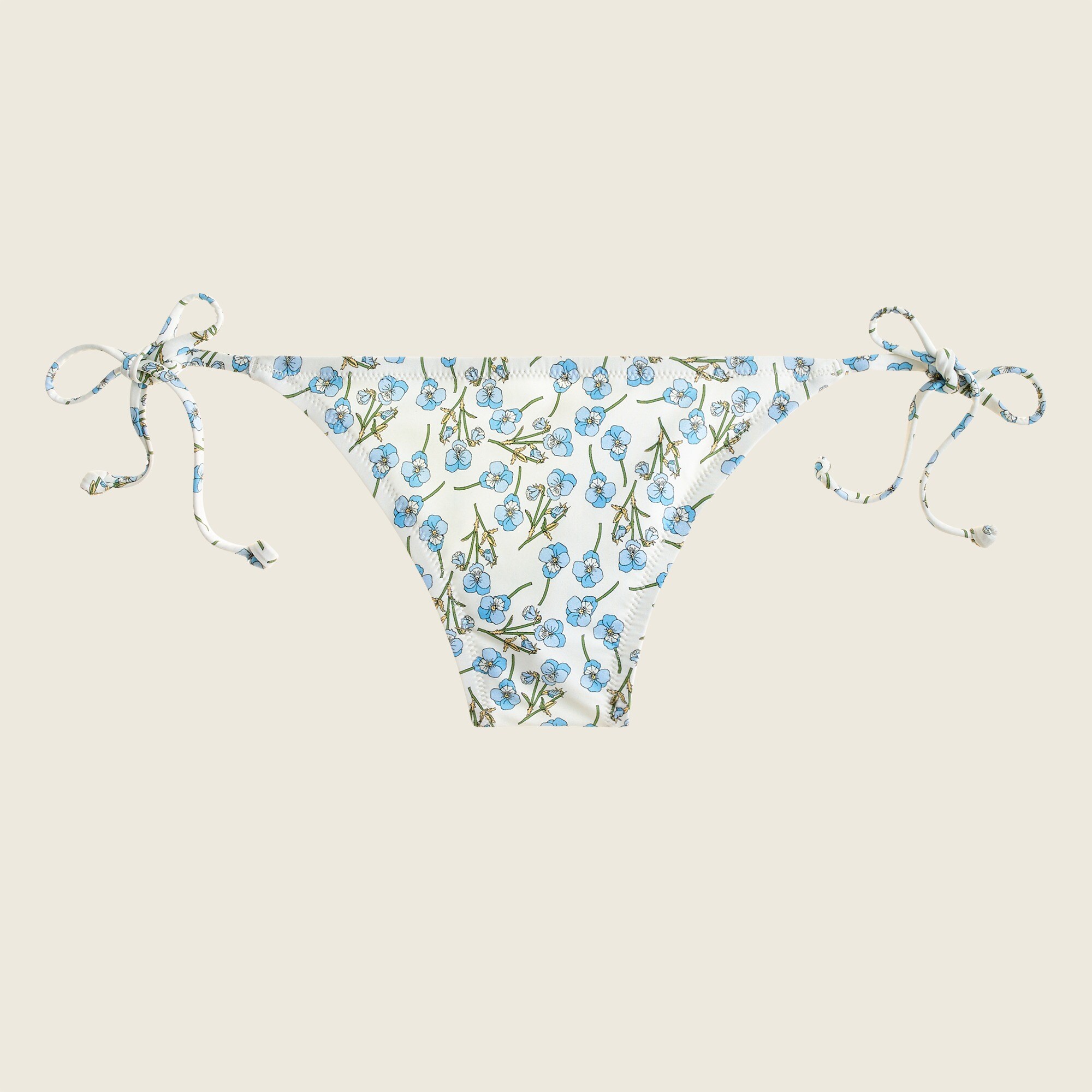String Bikini Bottom In Liberty® Ros Floral For Women | J.Crew