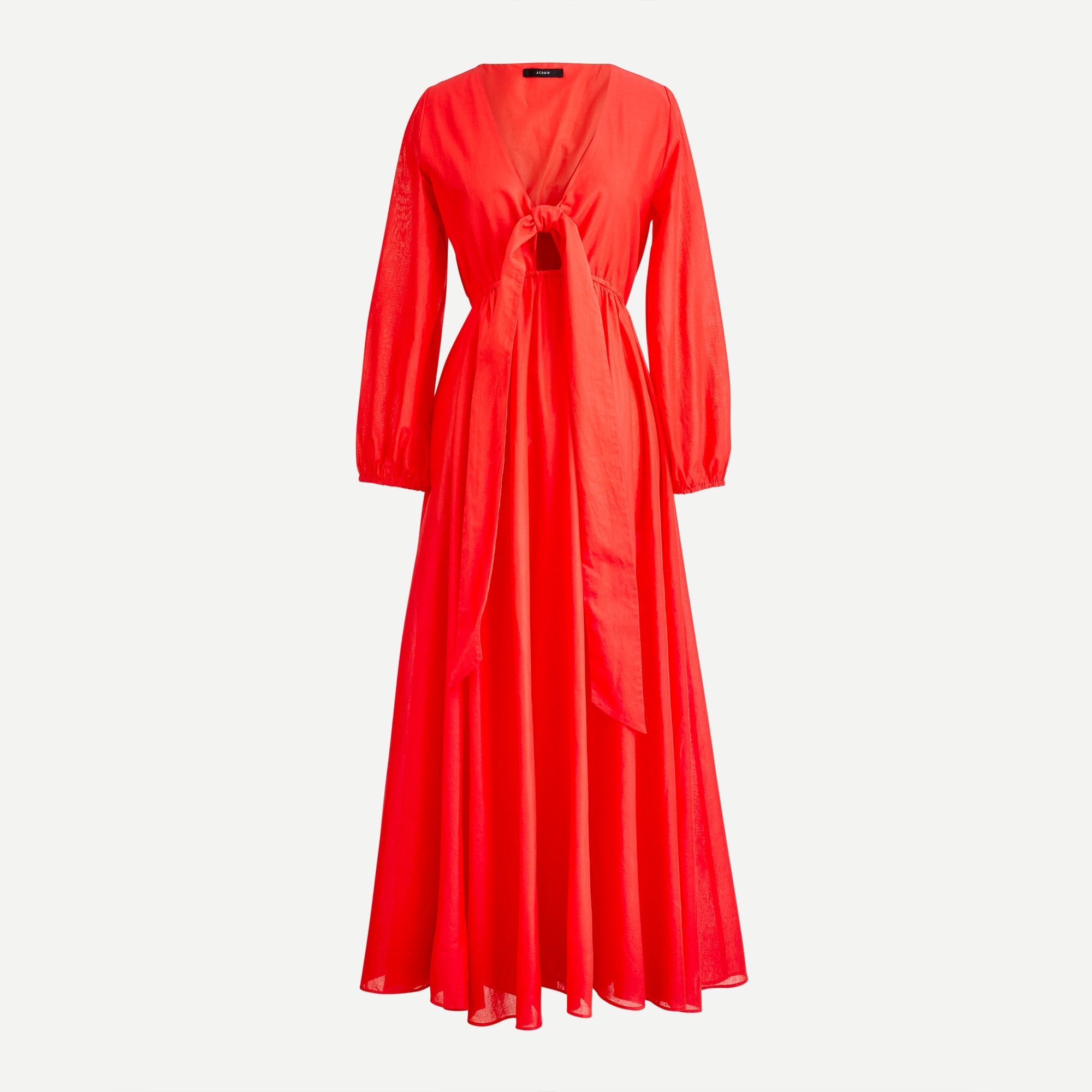 j crew cotton maxi dress Smocked Maxi Dress In Cotton Voile For Women