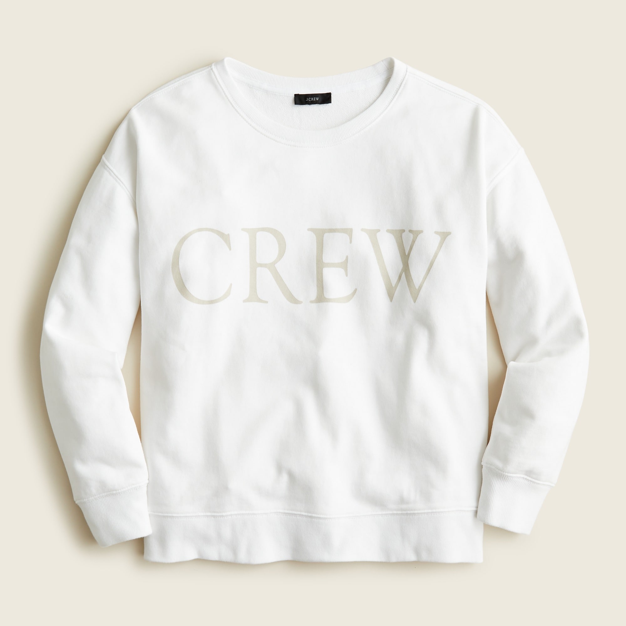 Limited-edition original cotton terry Crew™ logo sweatshirt