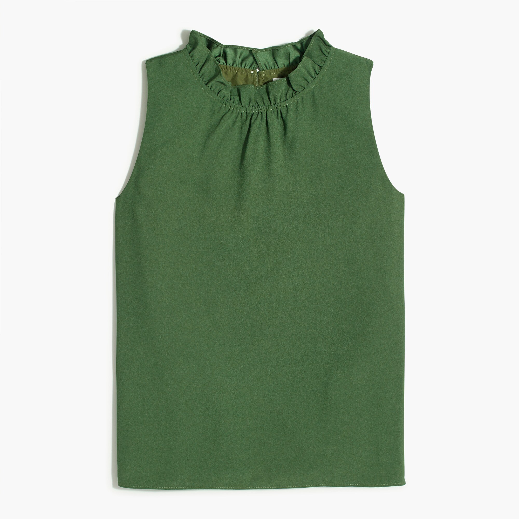 ruffleneck top for women