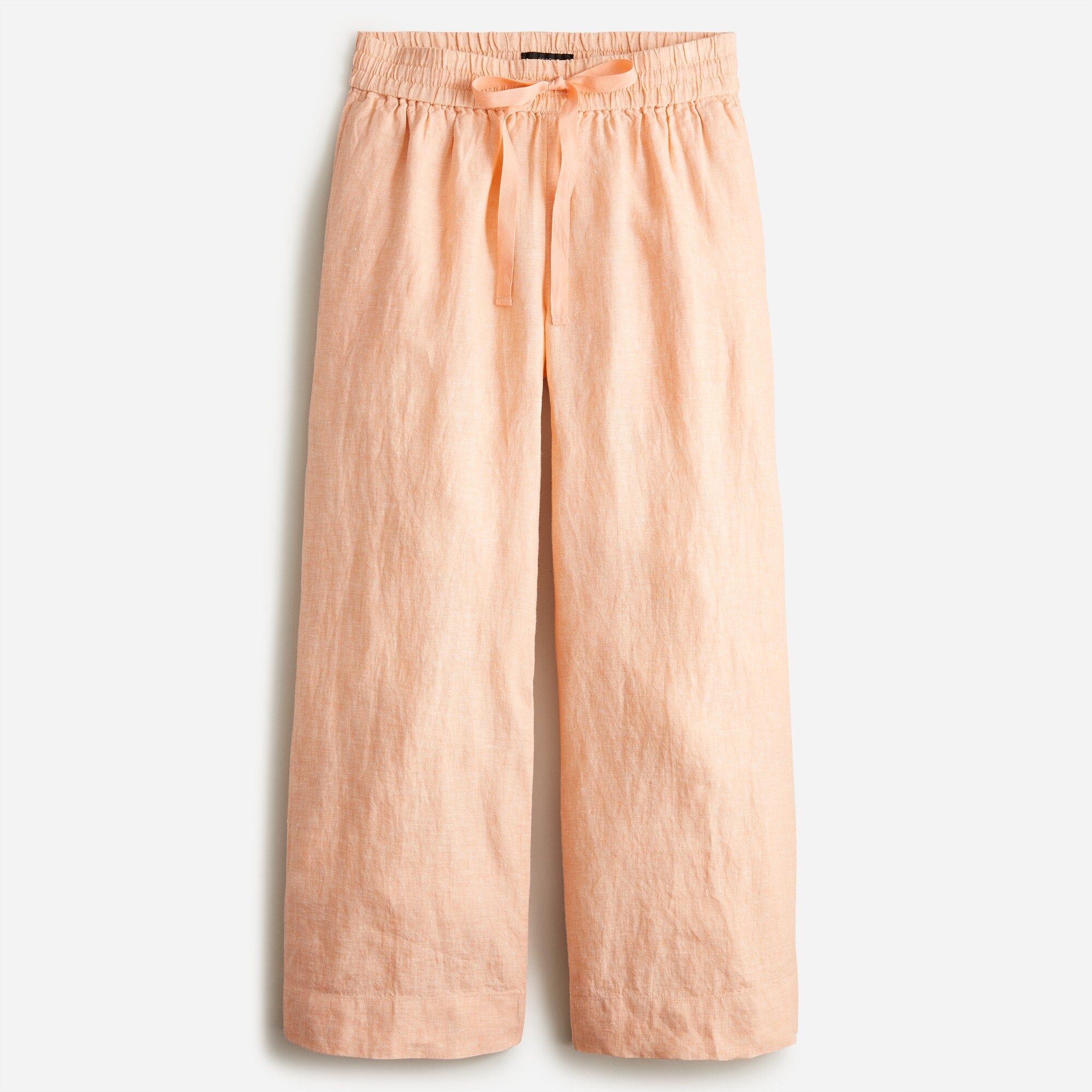 Wide-leg seaside pant in linen