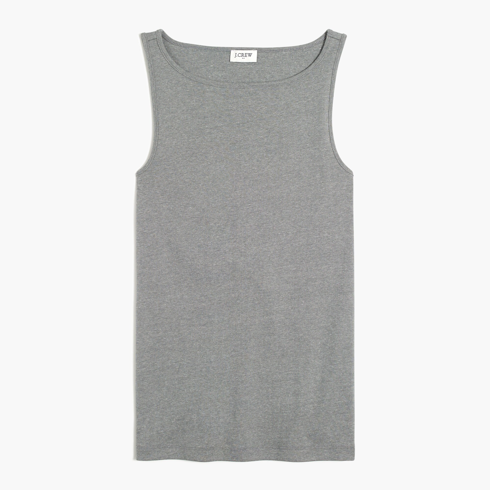 heathered open-neck cami top for women