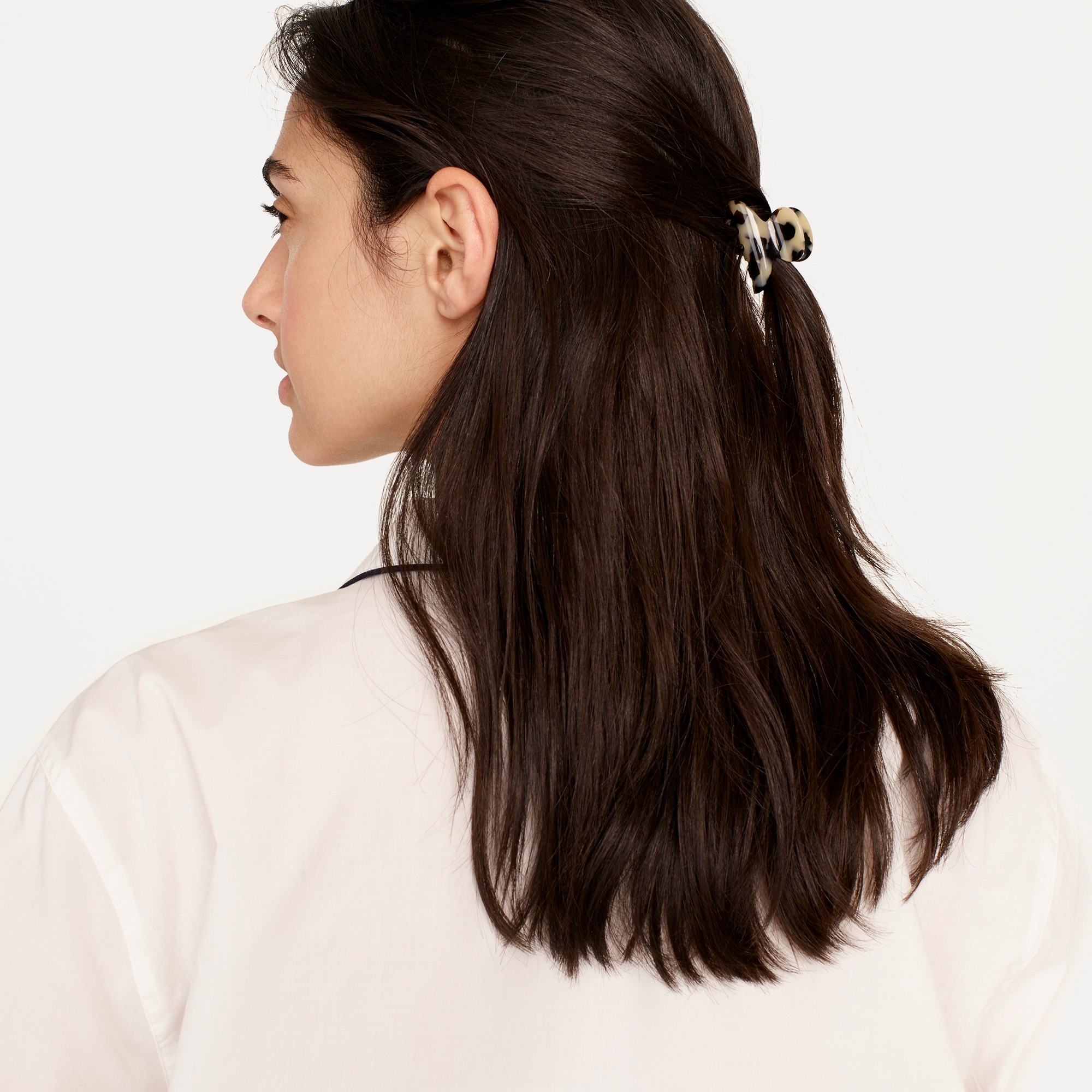 Mini Hair Clips Two-pack In Mixed Italian Tortoise For Women | J.Crew