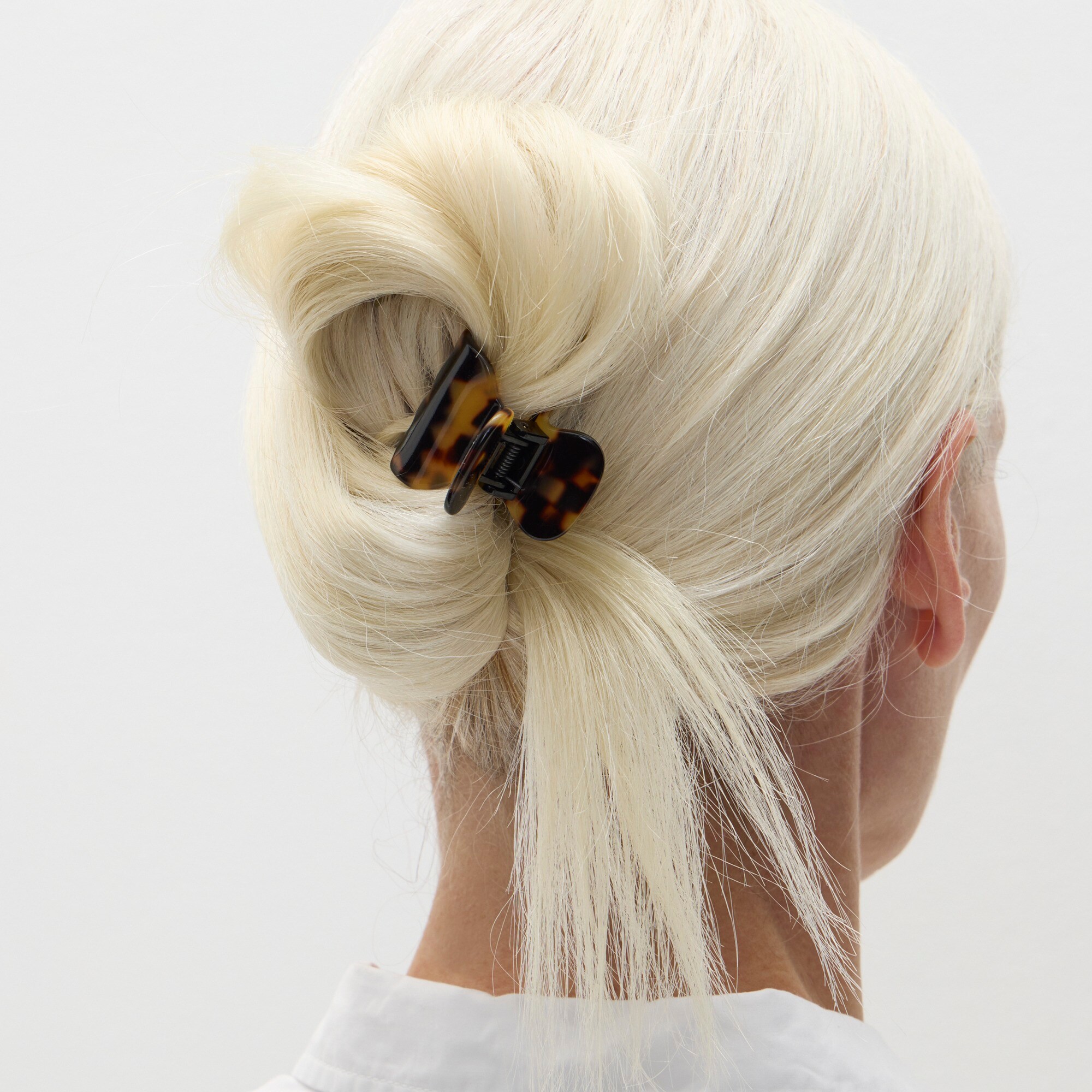 名作 Claw Mini J.Crew: Clips Women For Tortoise Italian In Two-pack ヘアアクセサリー