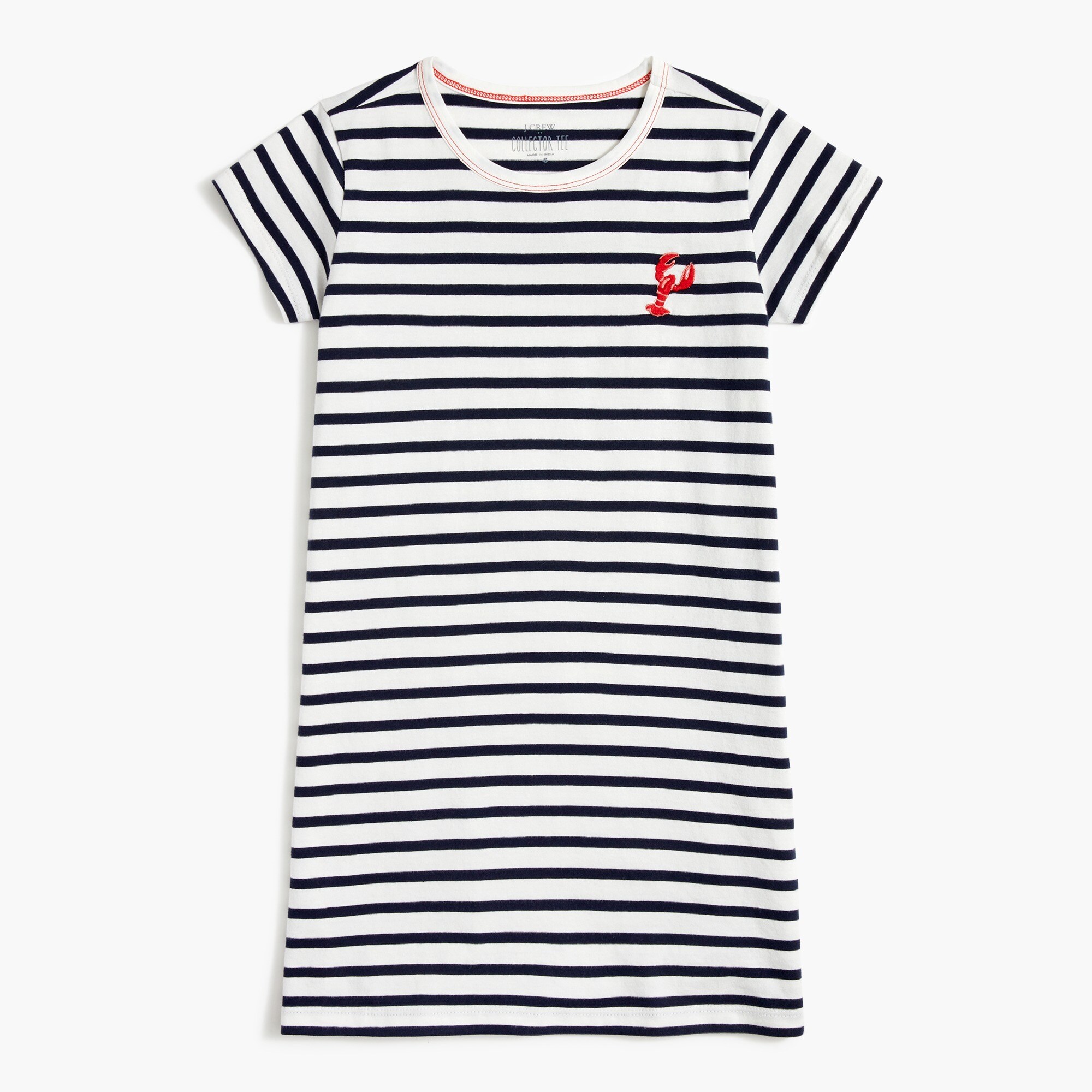girls t shirt dress Girls' Tee Dresses Features a cute ruffle pocket Bluebird T-Shirt Dress - 2T