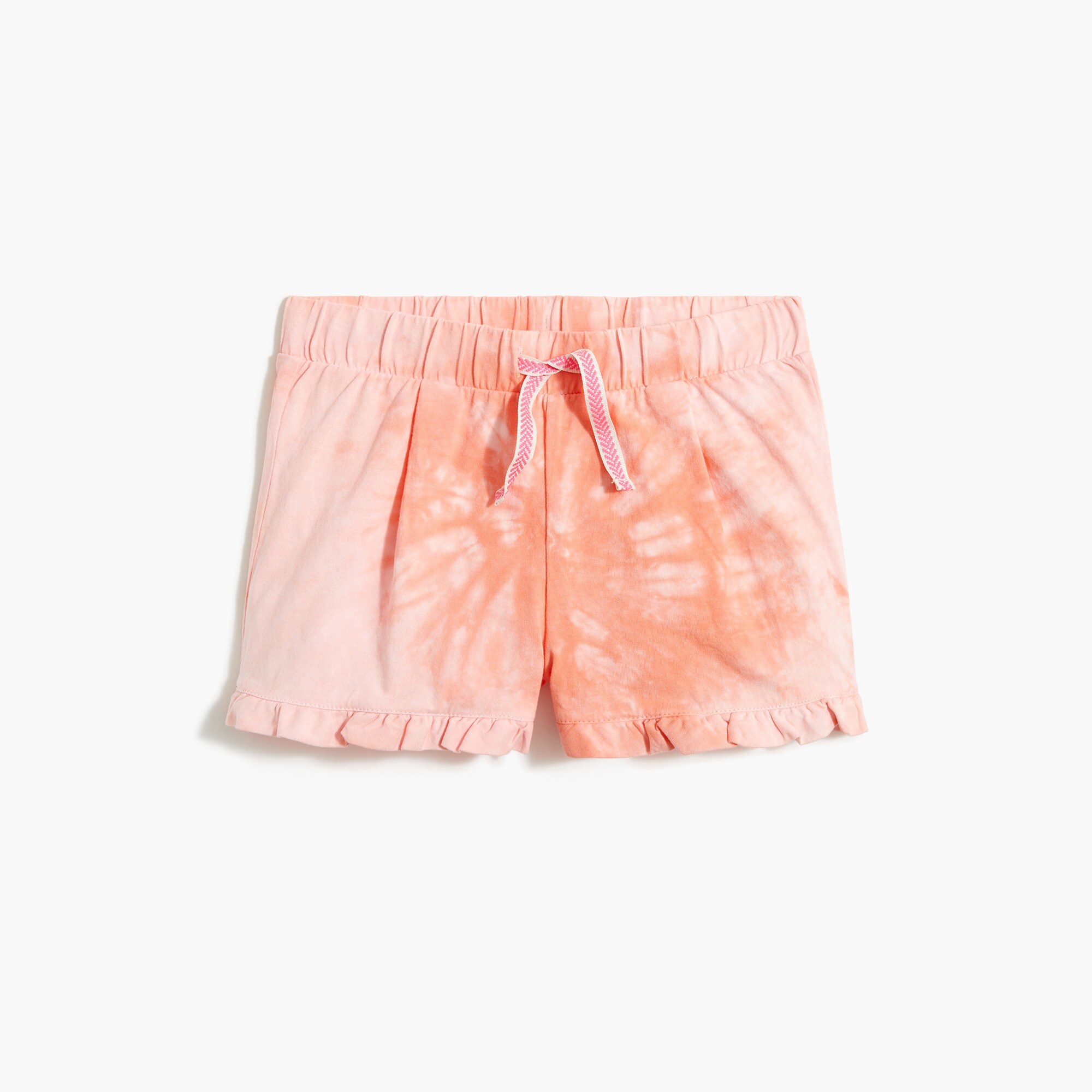 girls' tie-dyed short for girls