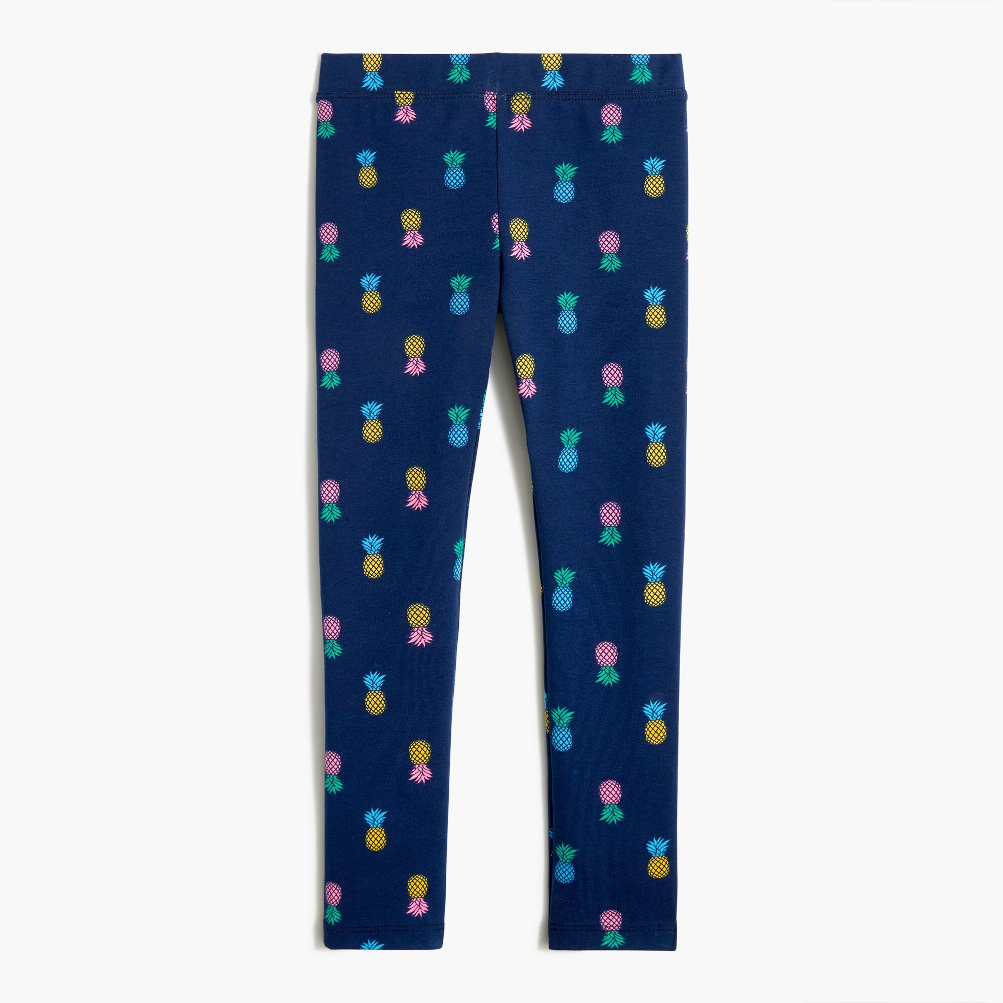 Girls' rainbow pineapple leggings