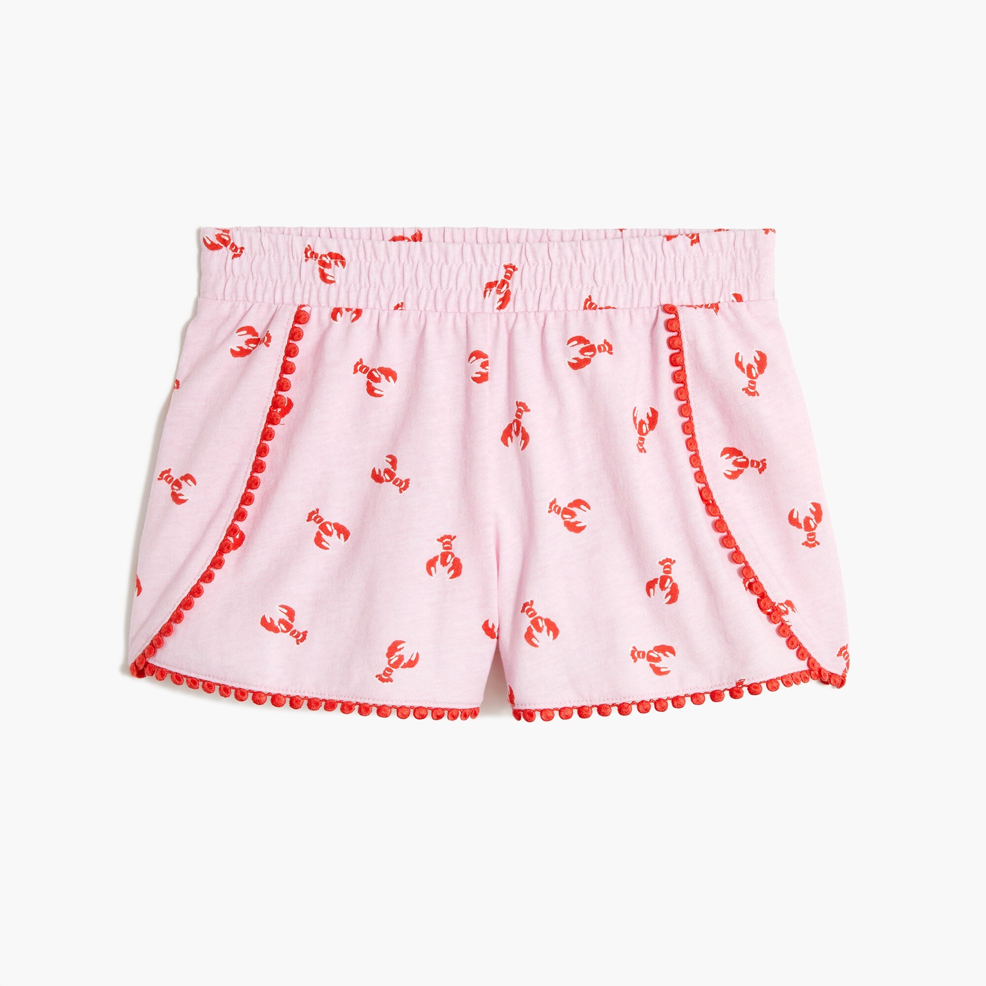 Girls' lobster knit short