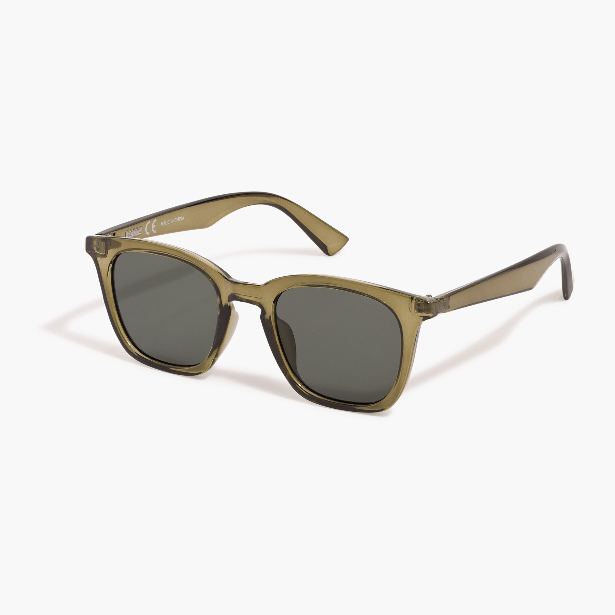 mens Green square-frame sunglasses