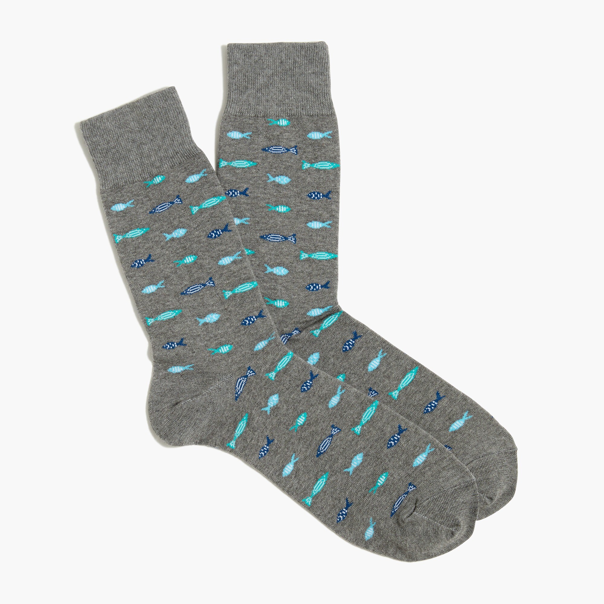 mixed fish socks for men