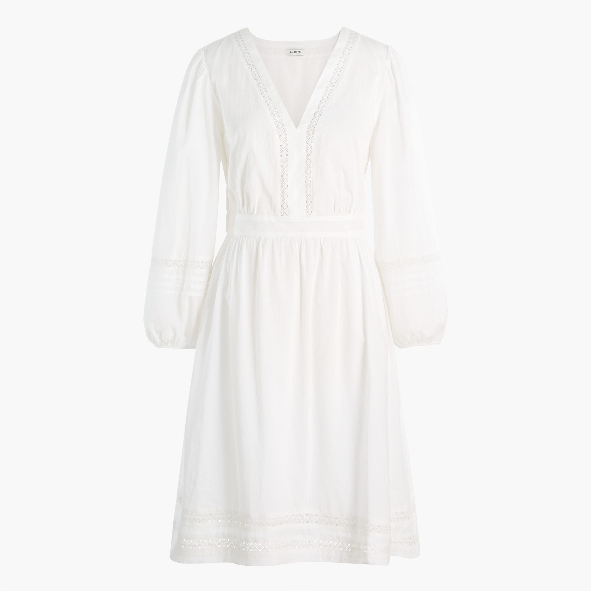 v-neck mini dress with trim for women