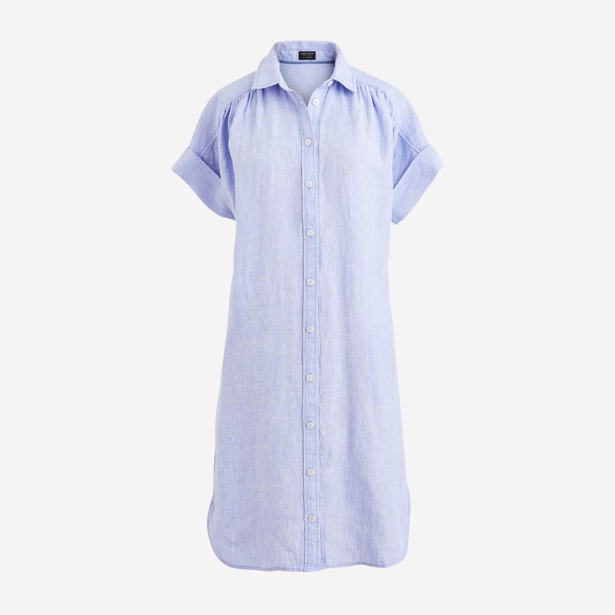 Irish linen shirt dress - J. Crew