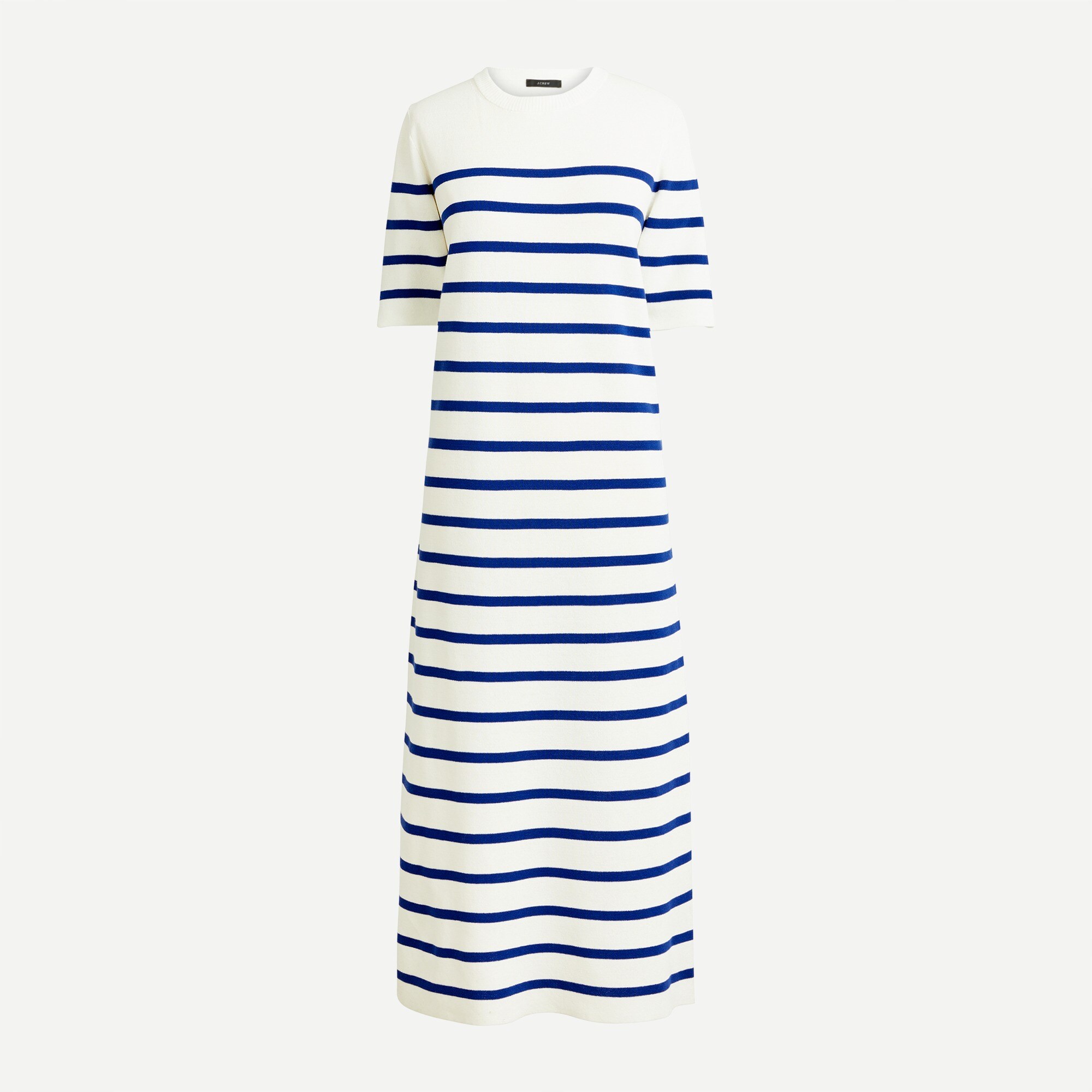 J.Crew Shortsleeve Margot Sweater Dress In Stripe For Women