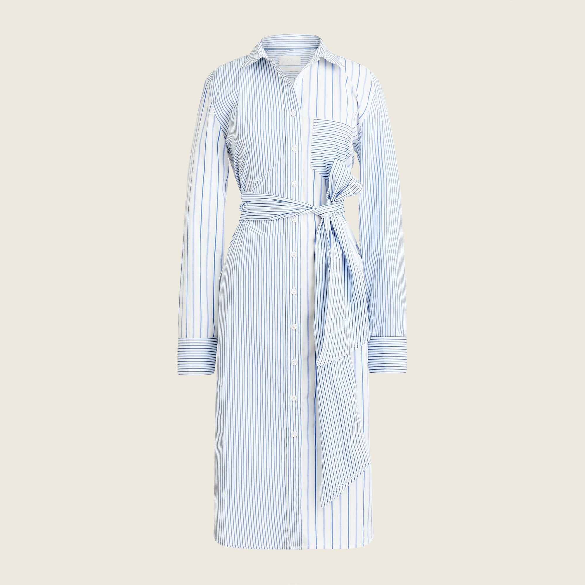 women extra fine cotton a-line striped 3 4 sleeve dress Cotton 3/4 Sleeve Striped Dresses for Women for sale