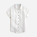 Relaxed-fit short-sleeve Baird McNutt Irish linen shirt