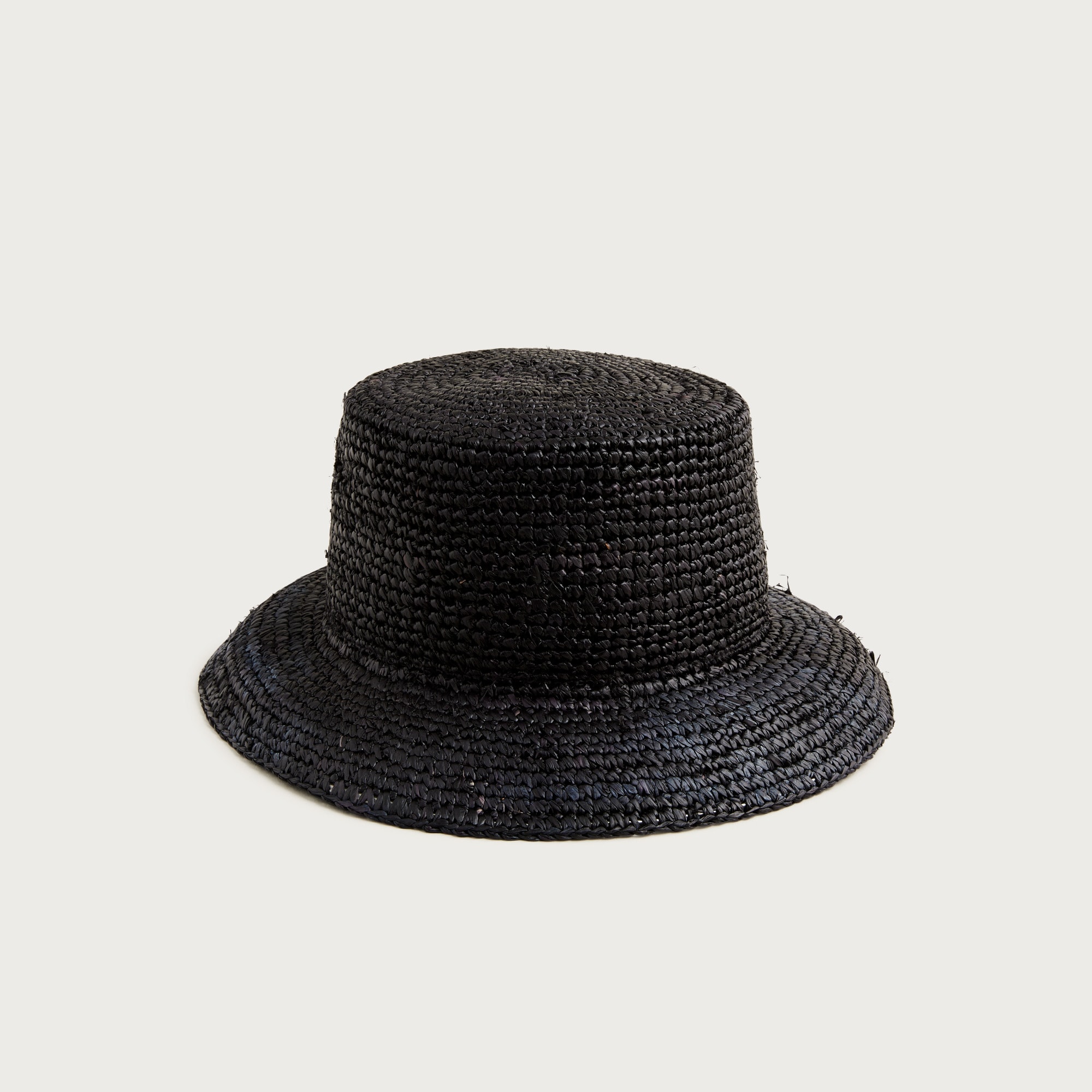 Raffia bucket hat