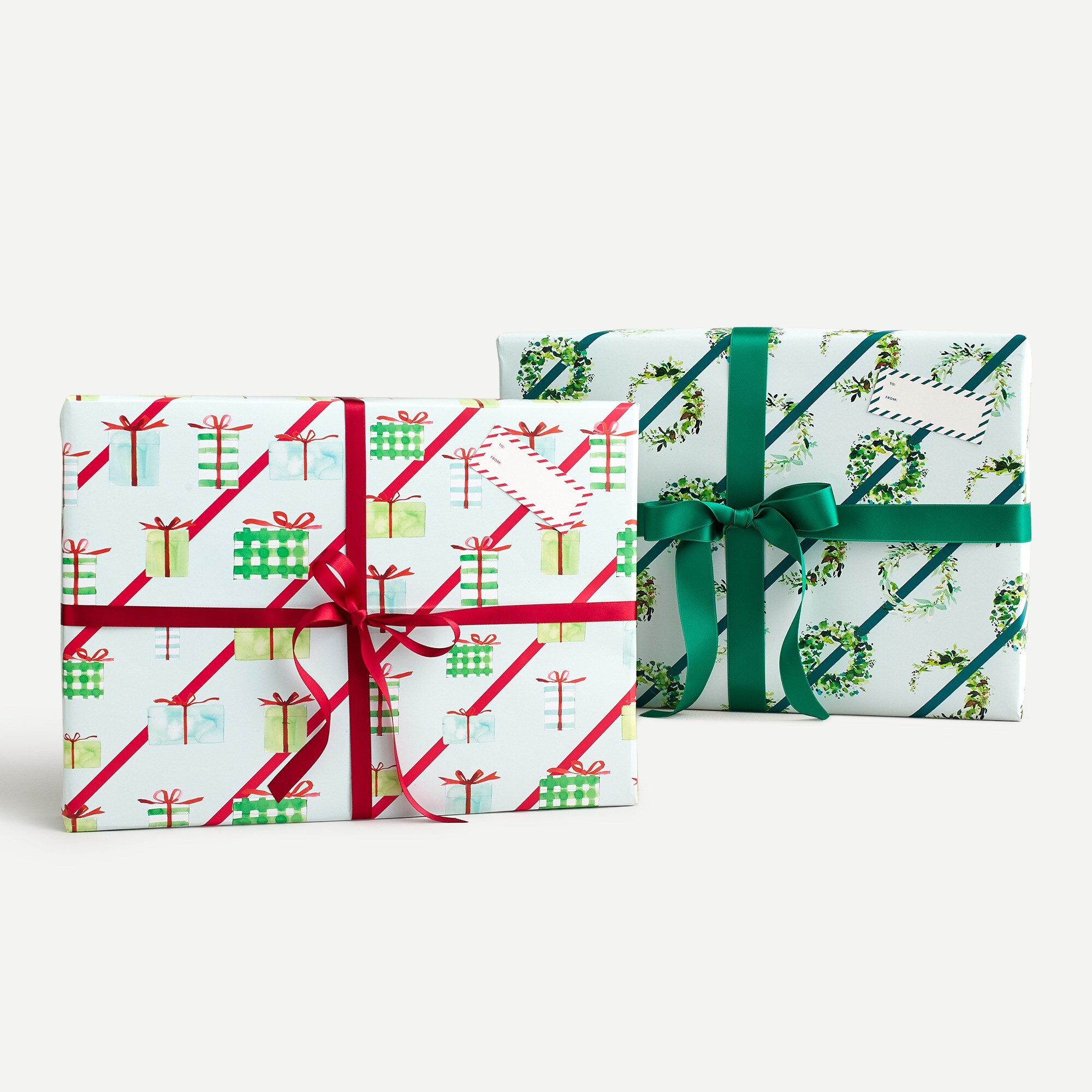 Holiday gift-wrap set