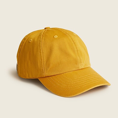  Garment-dyed twill baseball cap