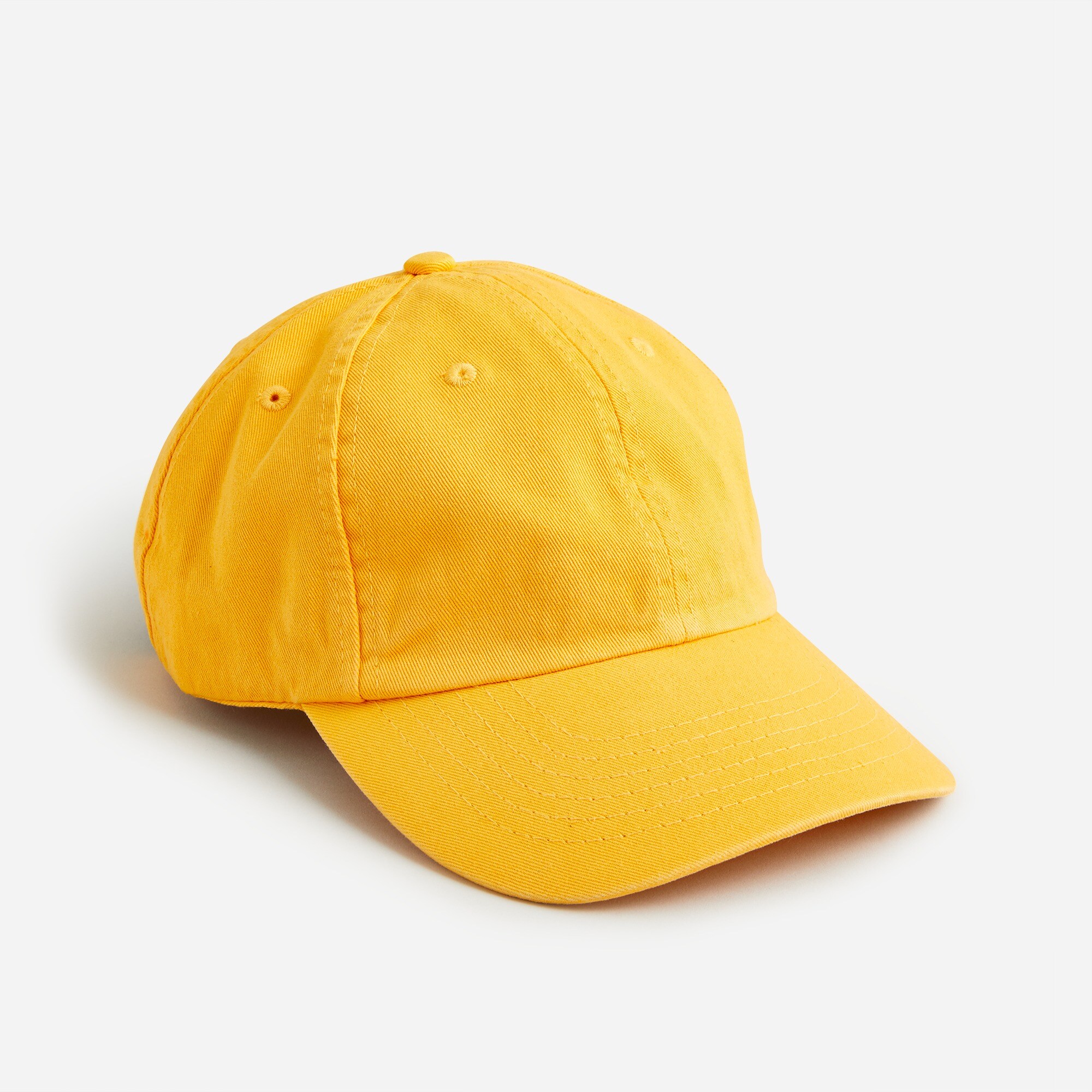 Made-in-the-USA garment-dyed twill baseball cap