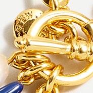 Lobster charm chain necklace SHINY MATTE GOLD j.crew: lobster charm chain necklace for women