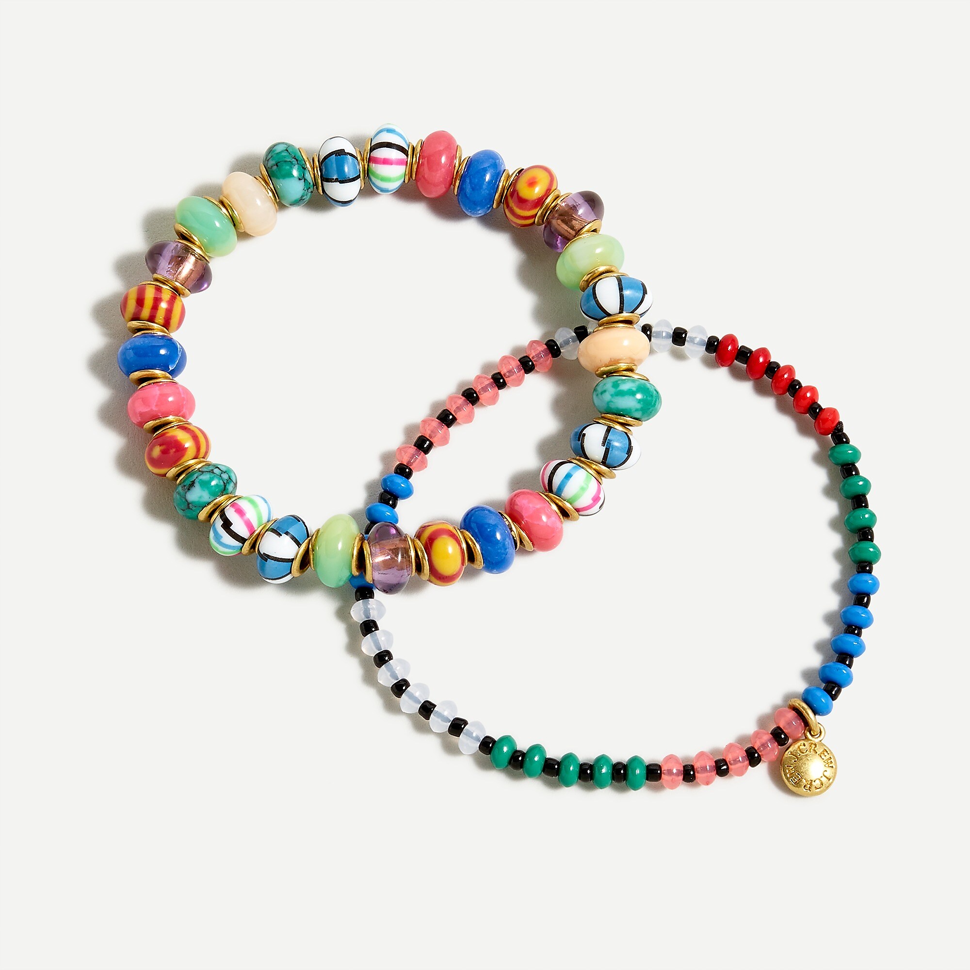 Multicolored beaded bracelet set - J. Crew