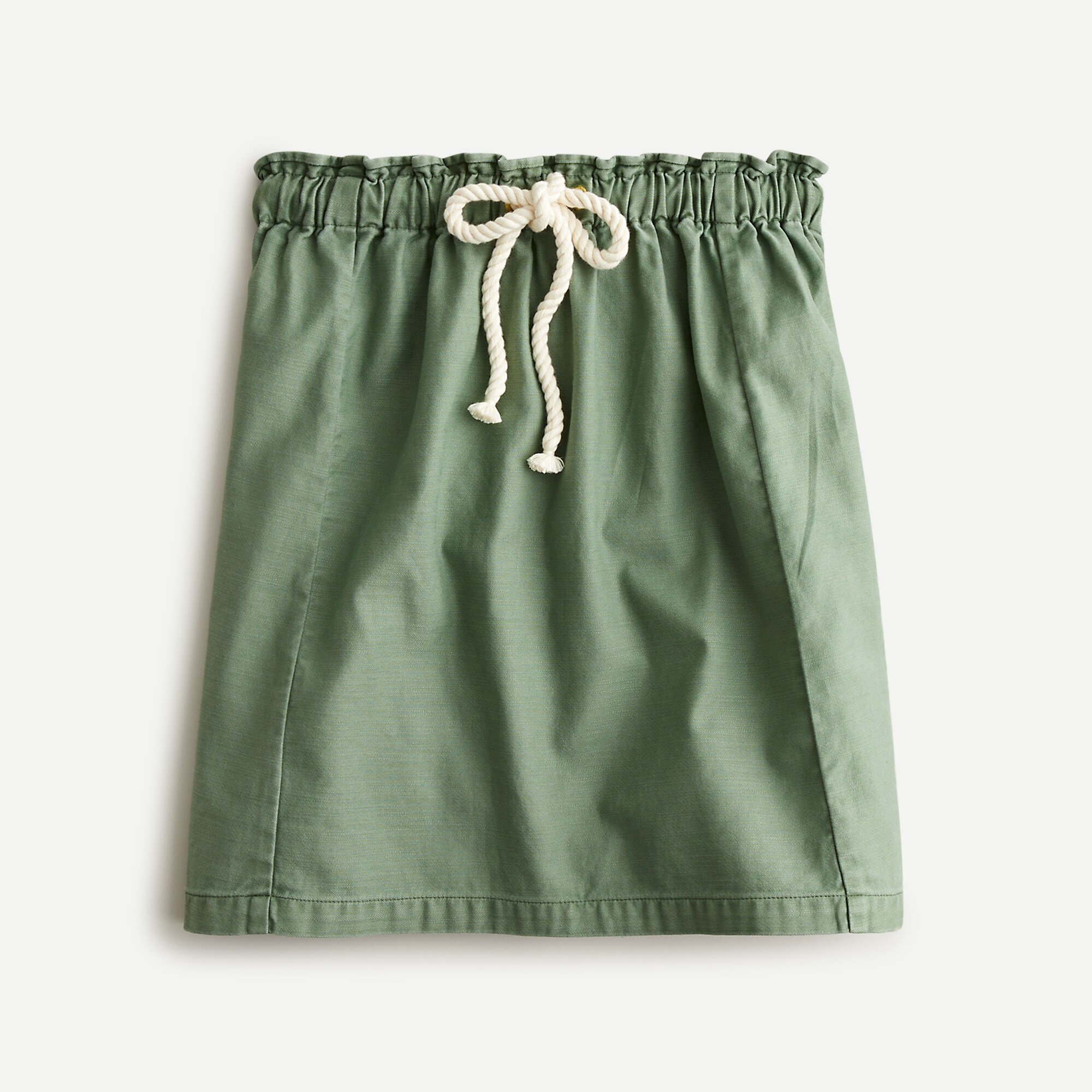Tie-waist pull-on skirt