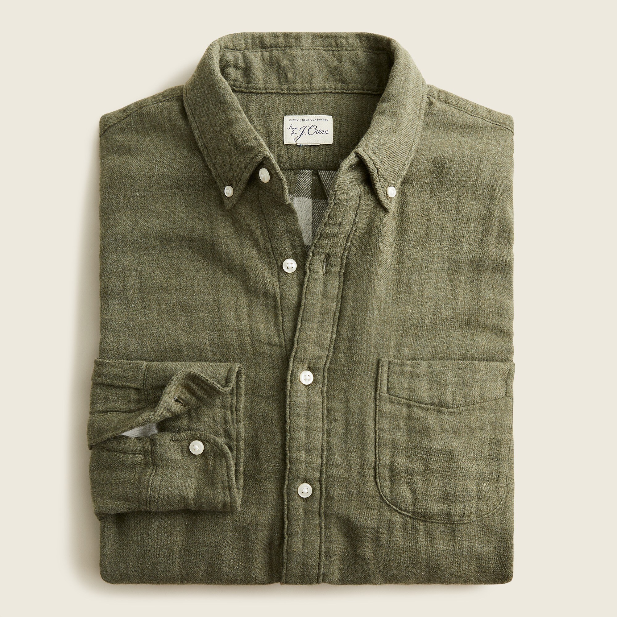 Slim double-weave shirt